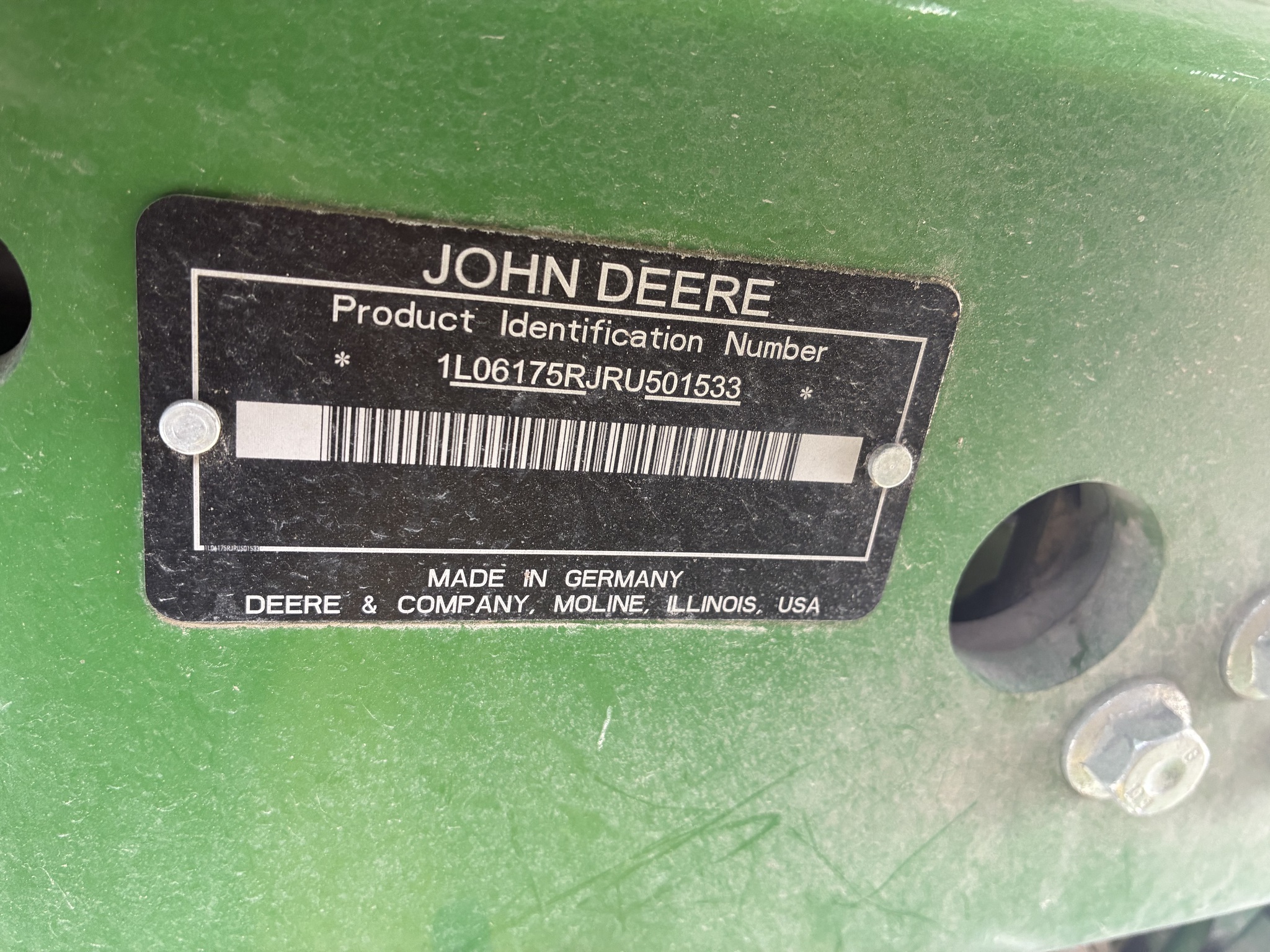  2025 John Deere 6R 175 at LandMark in Beatrice, NE