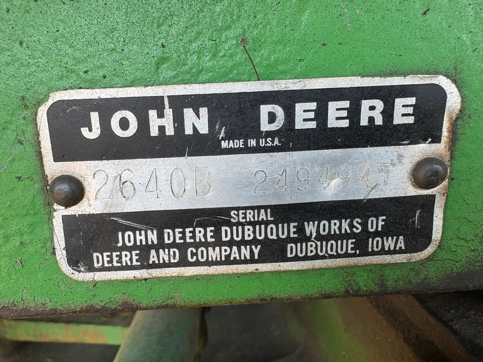 Used 1976 John Deere 2640 at Tri County Equipment Caro, MI