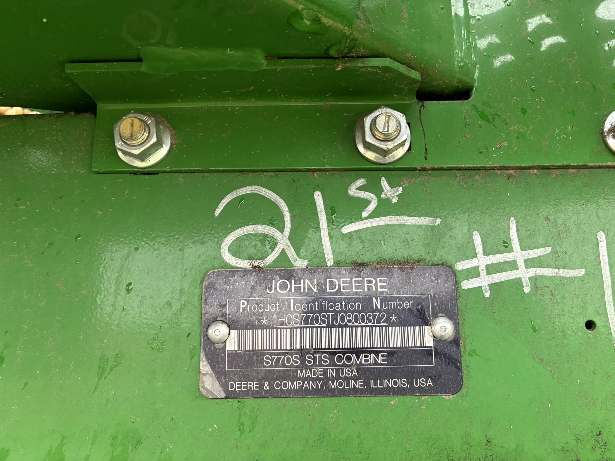  2018 John Deere S770 at LandMark in Marysville, KS