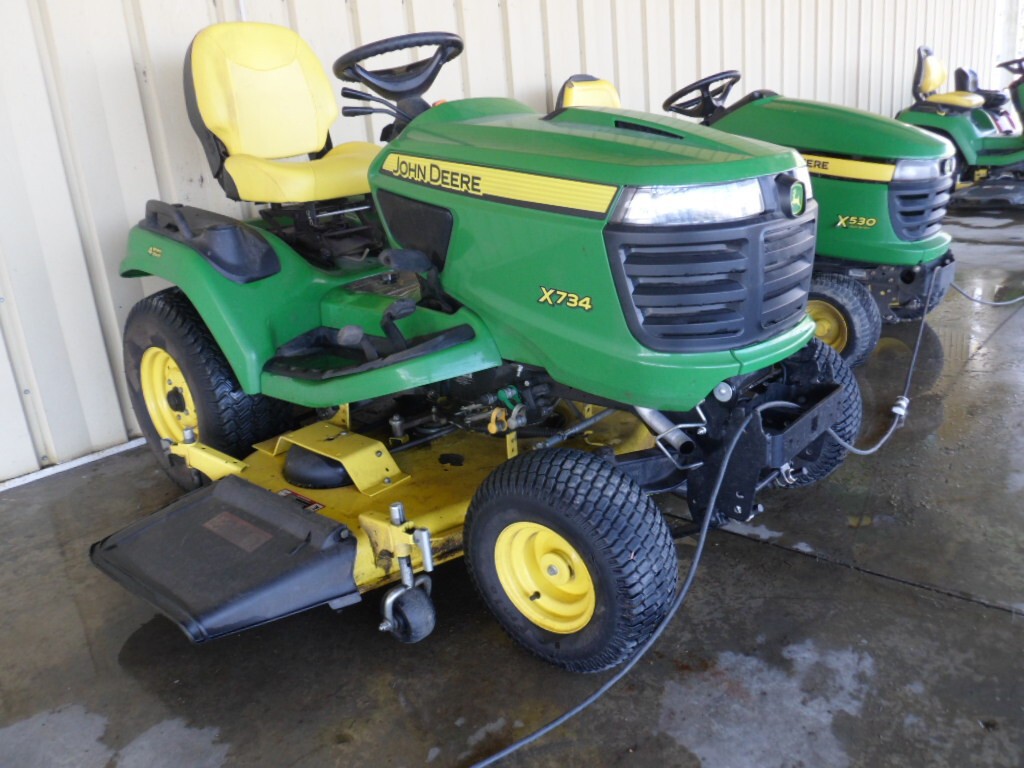 On Lot 2017 John Deere X734 at Tri County Equipment Bad Axe, MI