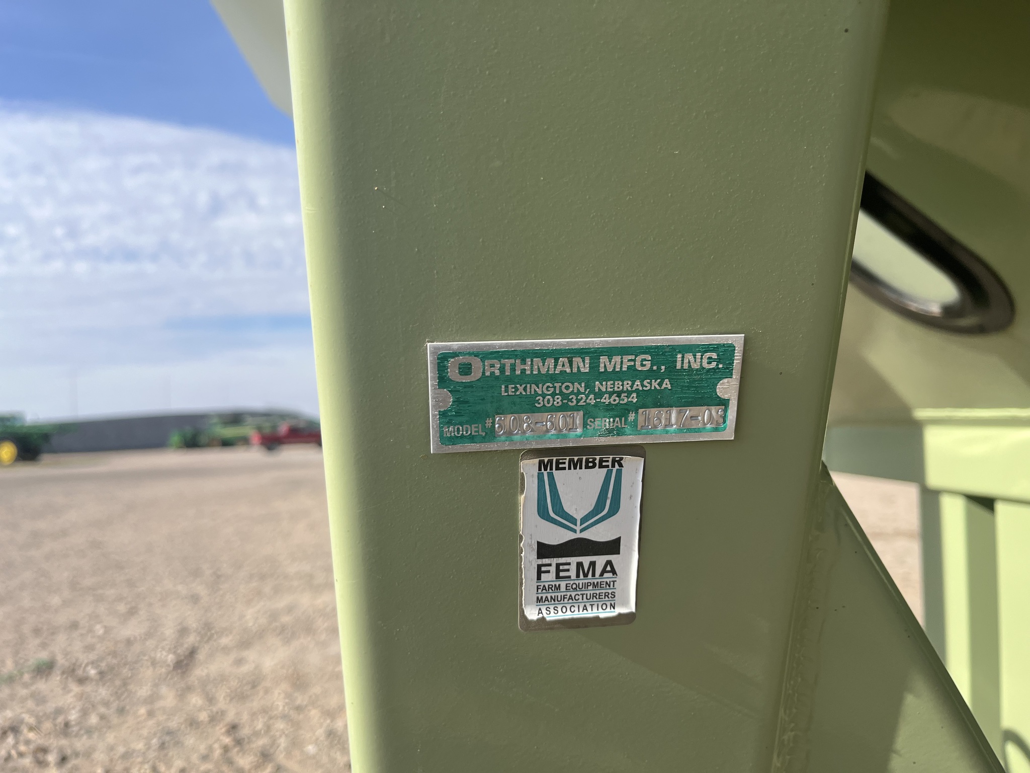  2017 Orthman 810 Scout at LandMark in Lexington, NE