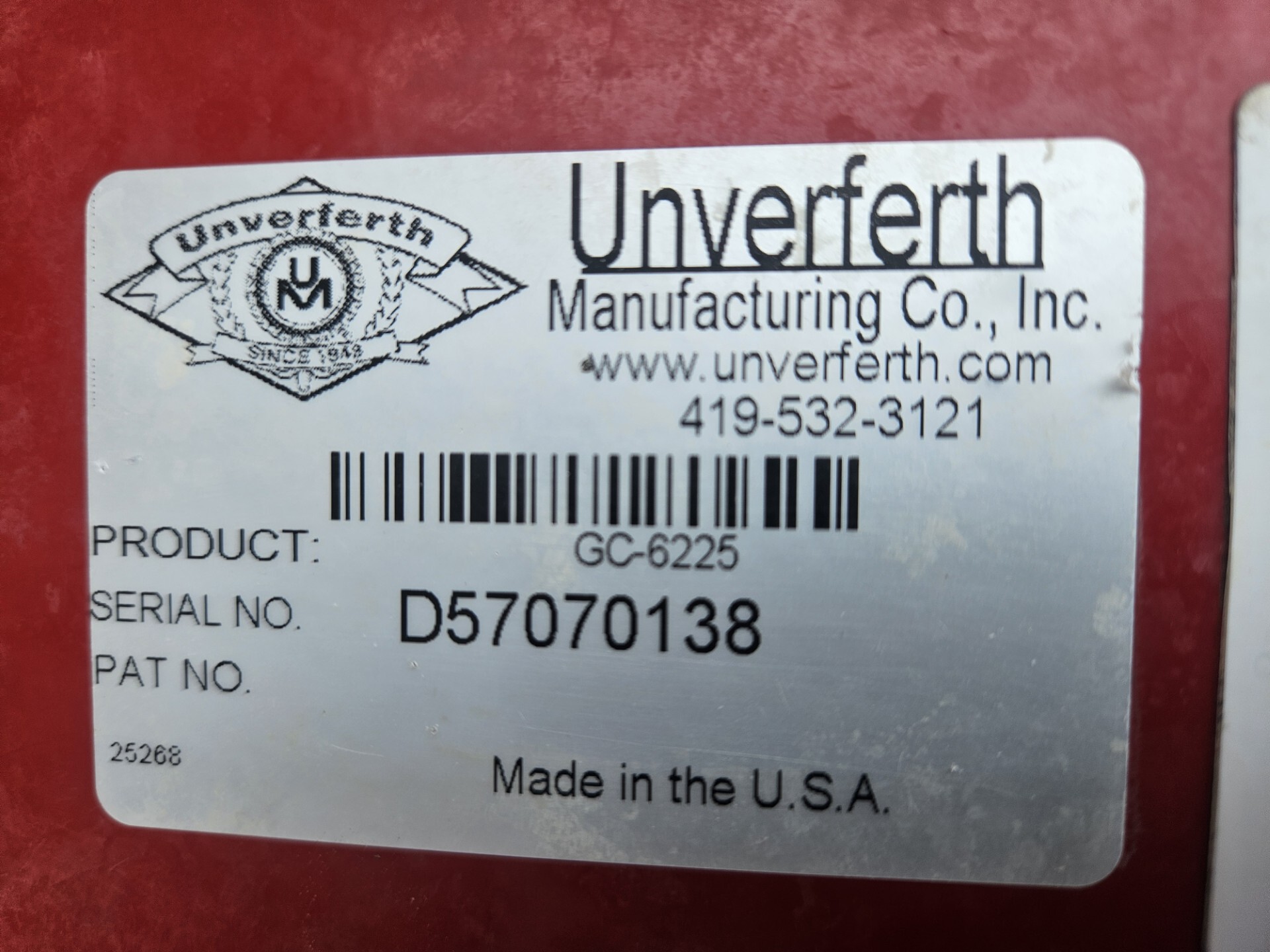 Used  Unverferth GC-6225 at Tri County Equipment Birch Run, MI