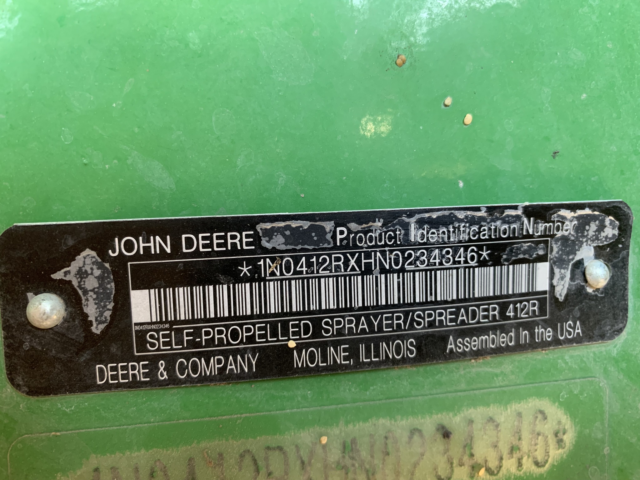  2023 John Deere 412R at LandMark in Gothenburg, NE