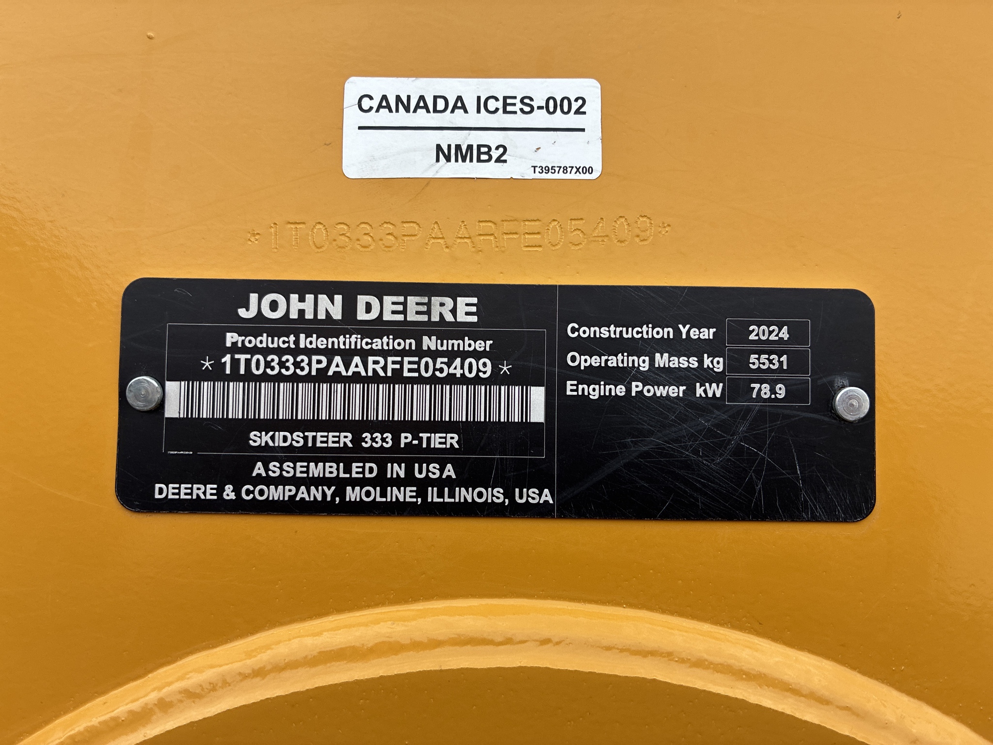  2024 John Deere 333 P at LandMark in Hebron, NE