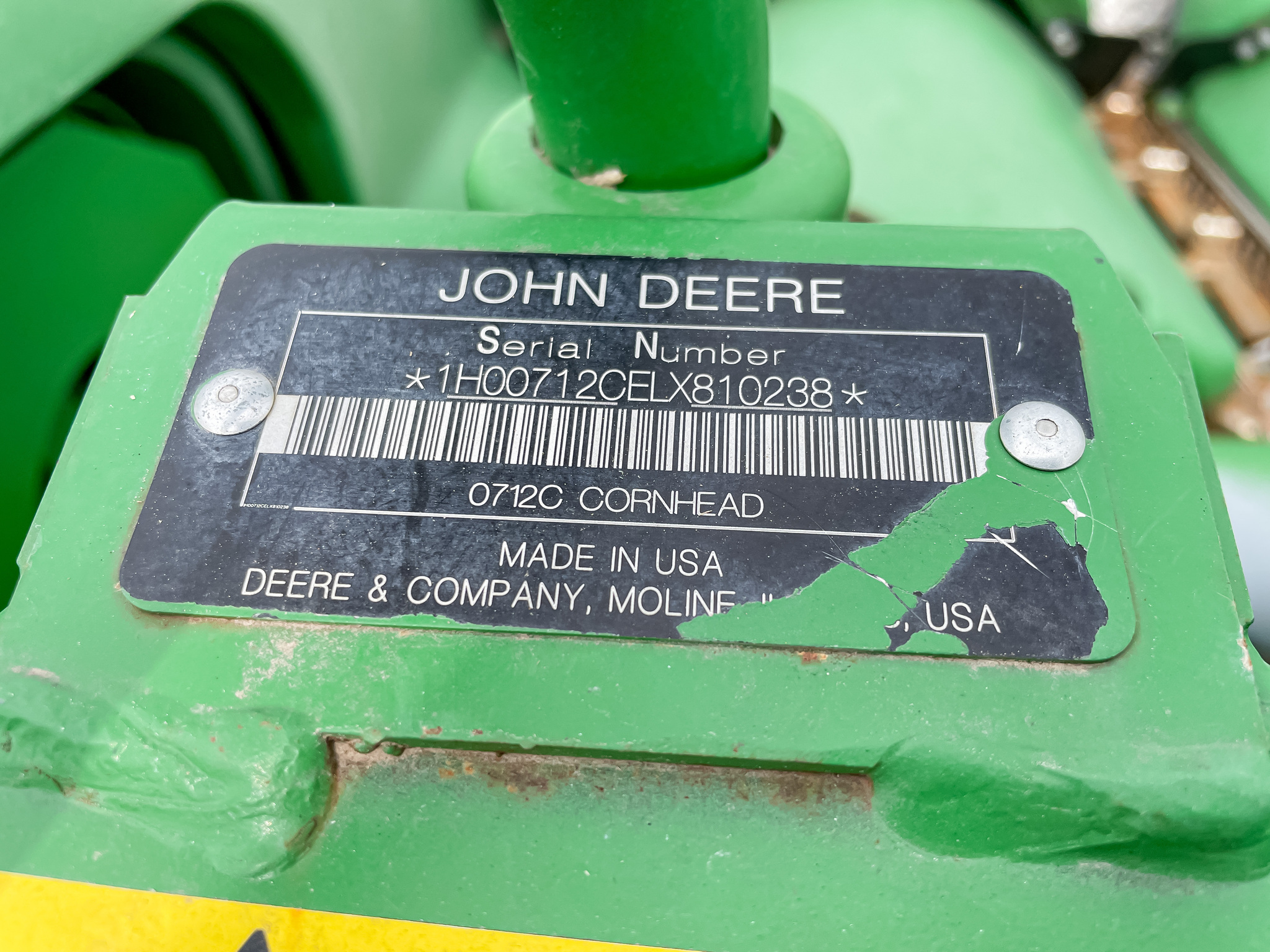  2020 John Deere 712C at LandMark in Arapahoe, NE