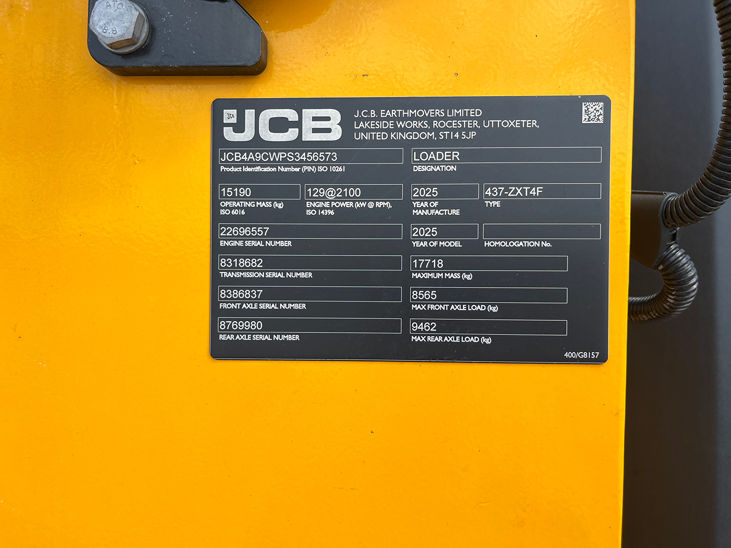  JCB 437ZX at Briggs JCB Orlando, FL