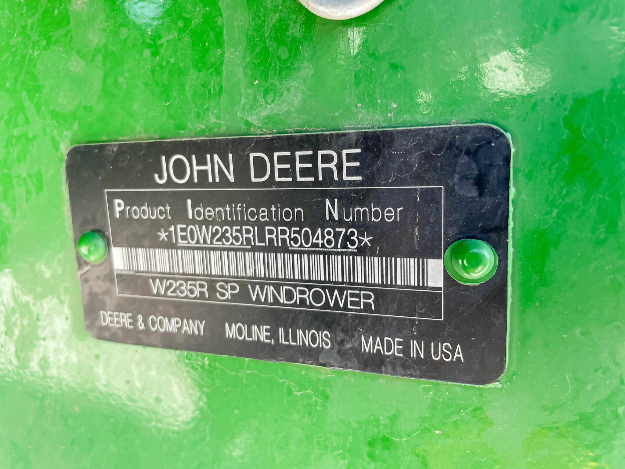  2024 John Deere W235R at LandMark in Smith Center, KS