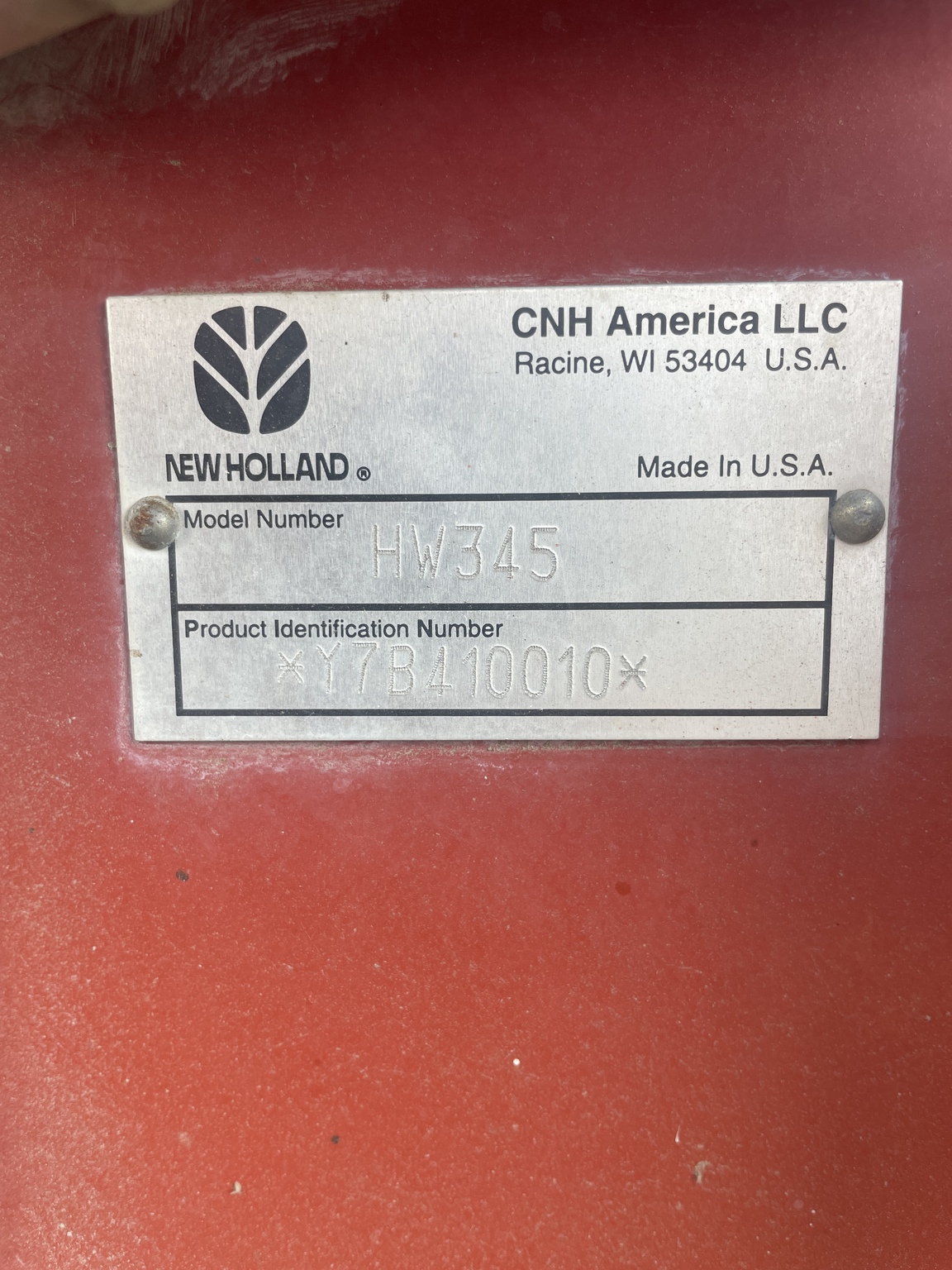  2007 NEW HOLLAND HW345 at LandMark in Kearney, NE