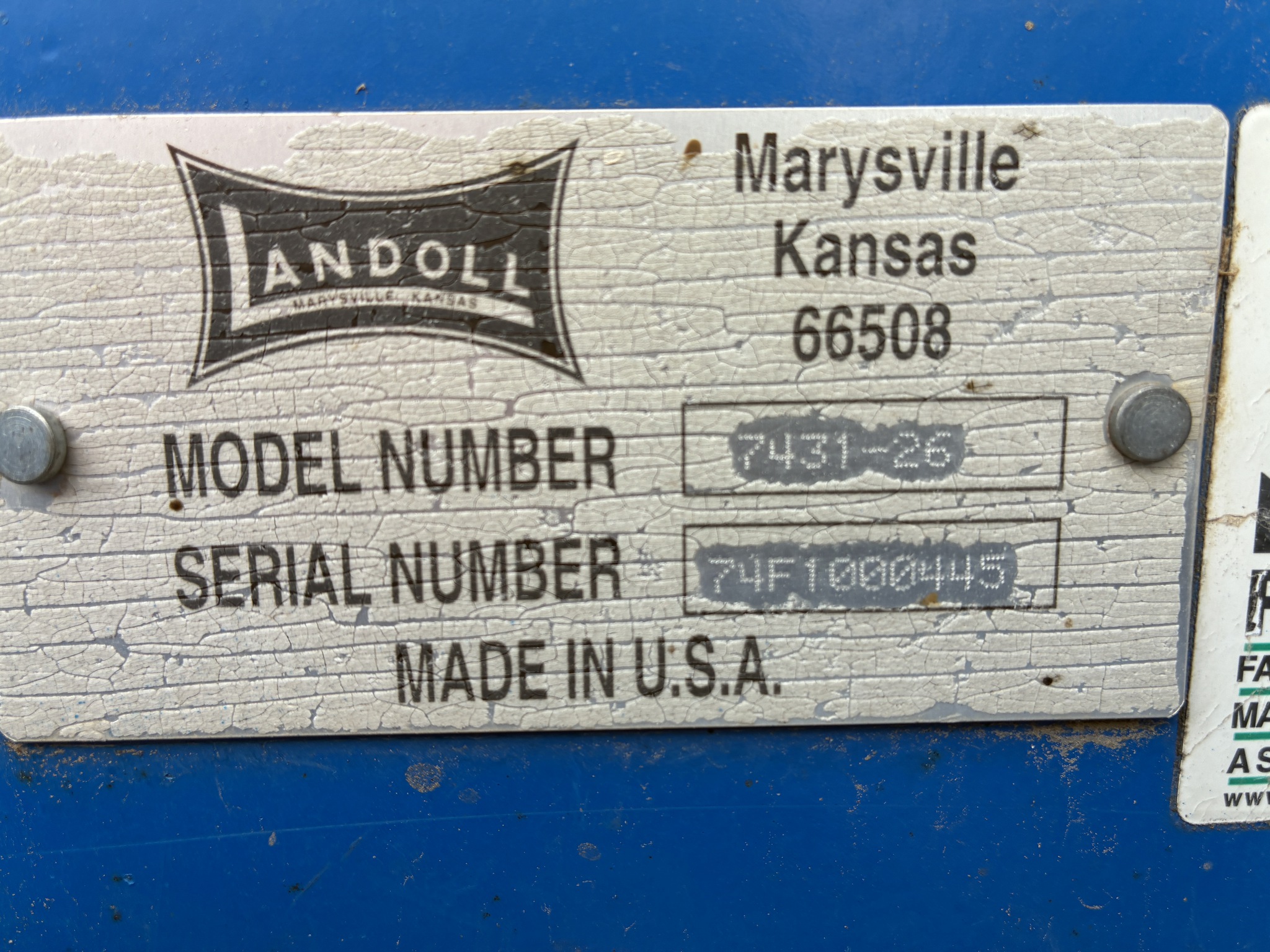  2010 Landoll 7431-26 at LandMark in Minden, NE