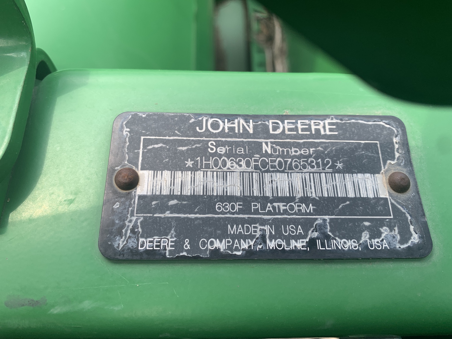  2014 John Deere 630F at LandMark in Holdrege, NE
