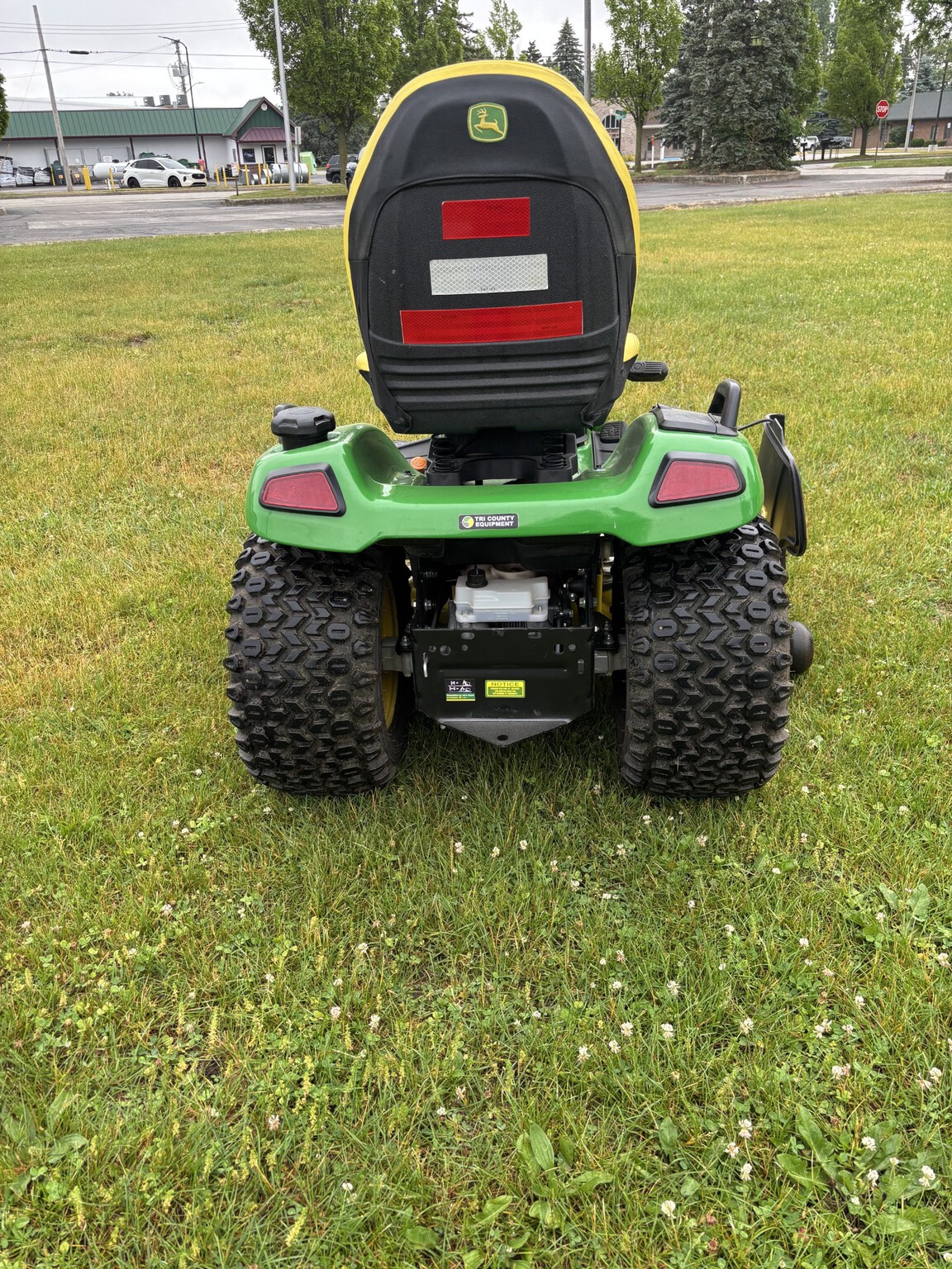 On Lot 2021 John Deere X590 at Tri County Equipment Reese, MI