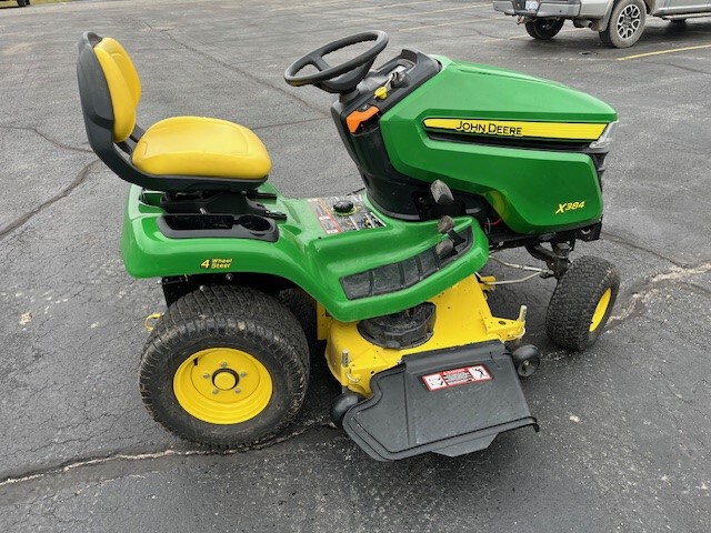 On Lot 2018 John Deere X384 at Tri County Equipment Saginaw, MI