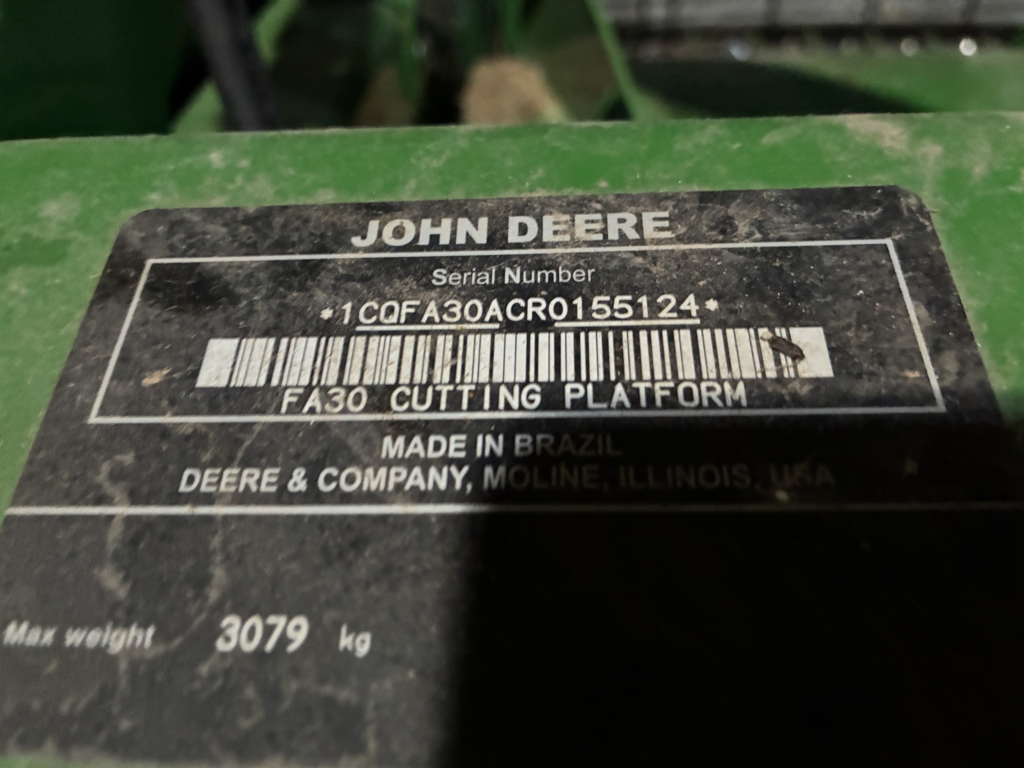  2025 John Deere FA 30 at LandMark in Hebron, NE