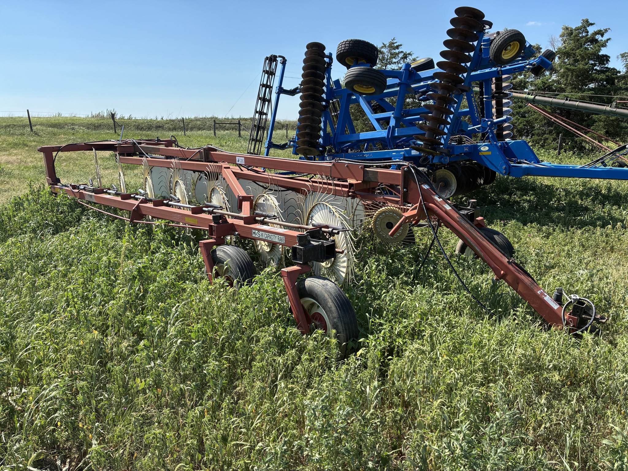   H&s 14 Wheel Hi Cap Rake at LandMark in Minden, NE