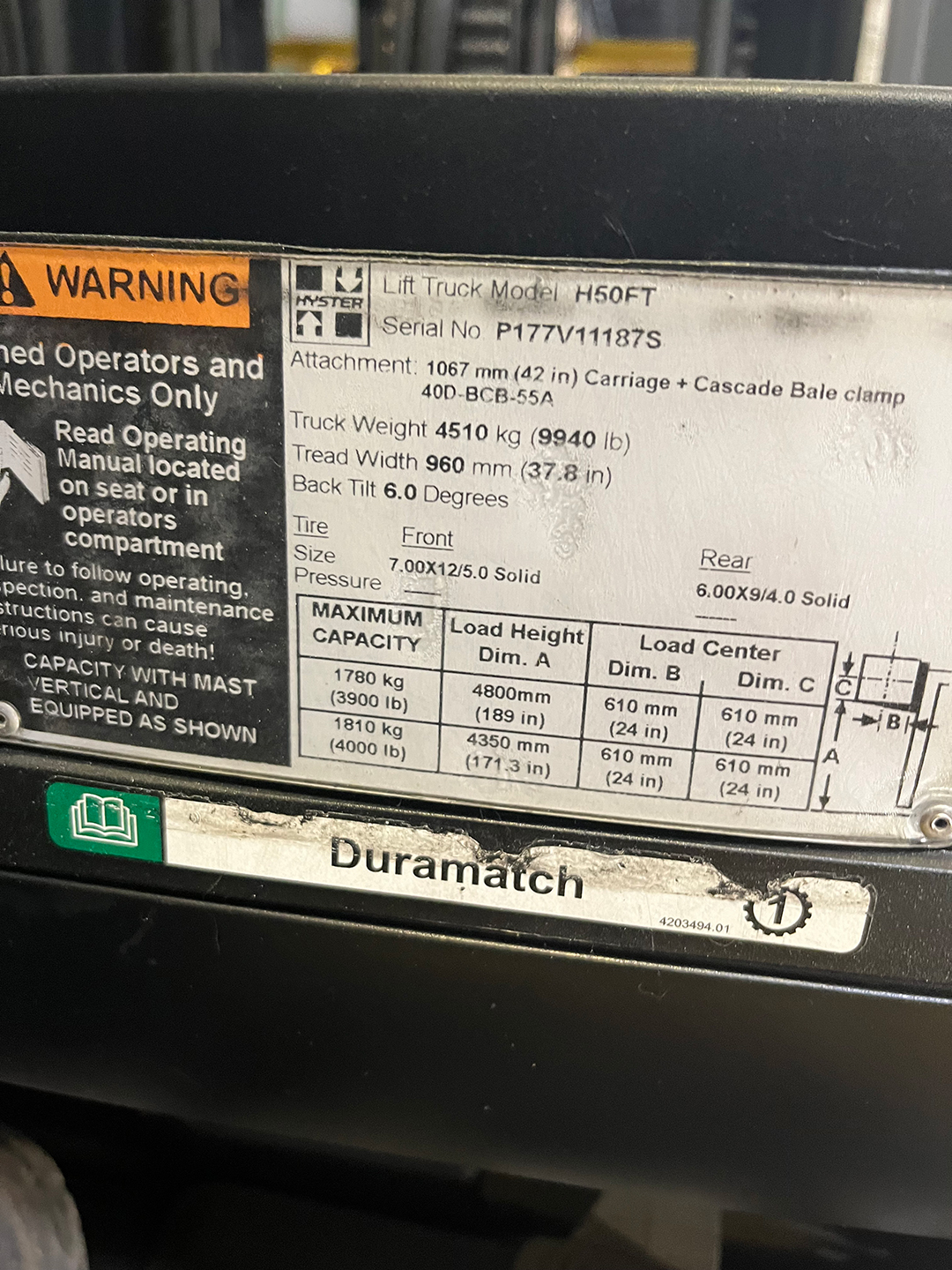 Used 2018 Hyster H50FT at Briggs Equipment in Dallas, TX