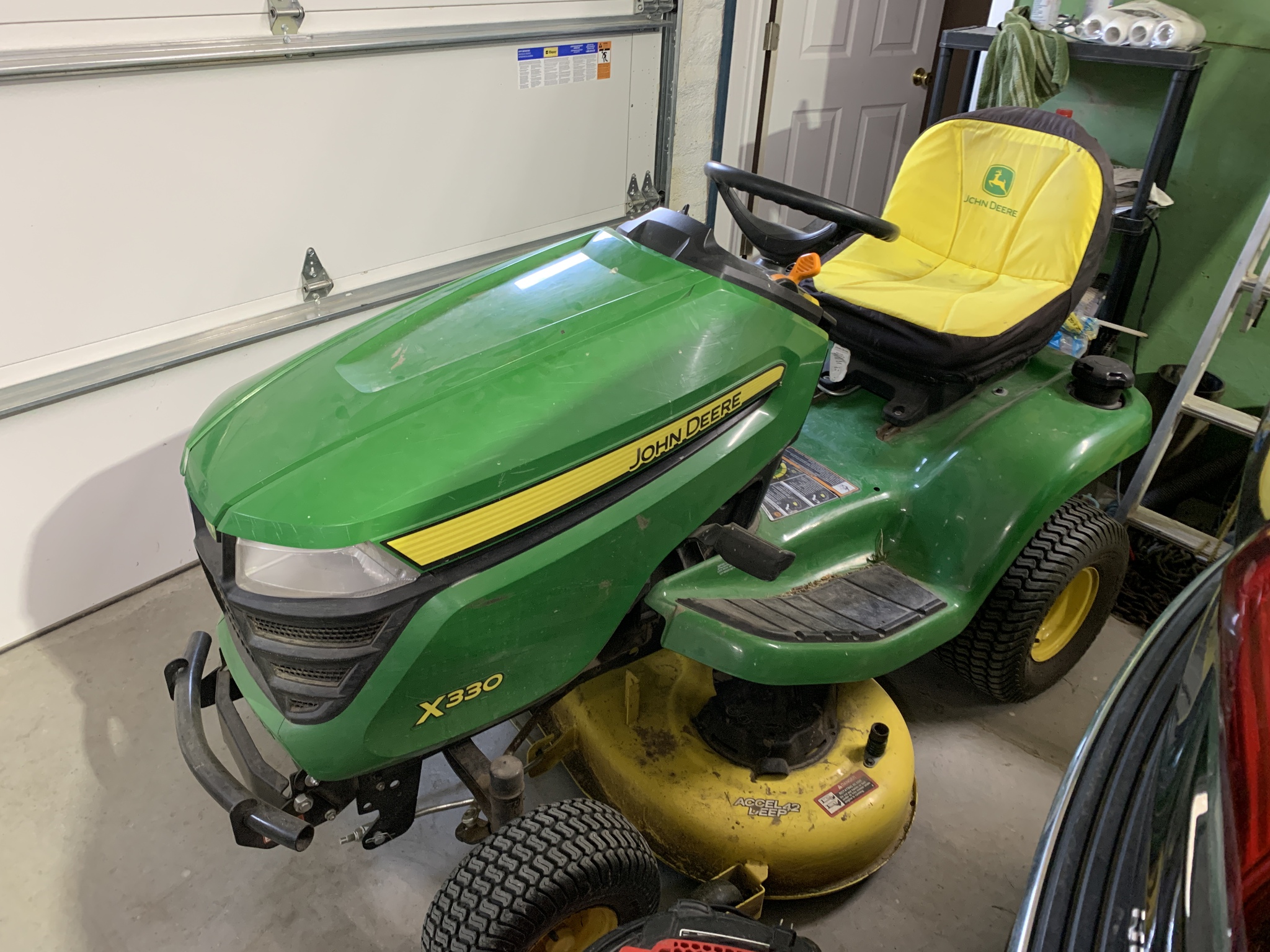  2018 John Deere X330 at LandMark in Fairfield, NE