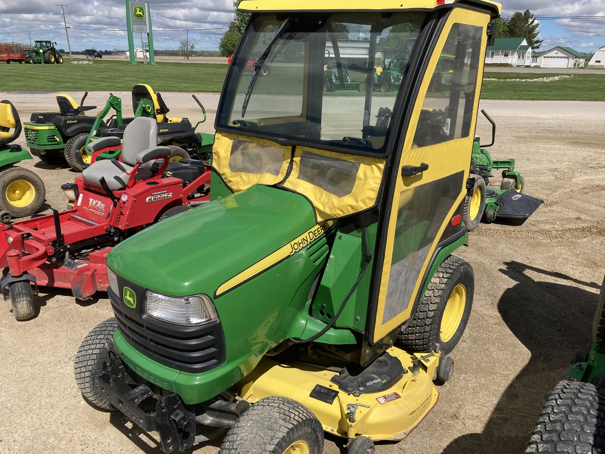 On Lot 2012 John Deere X700 at Tri County Equipment Sandusky, MI