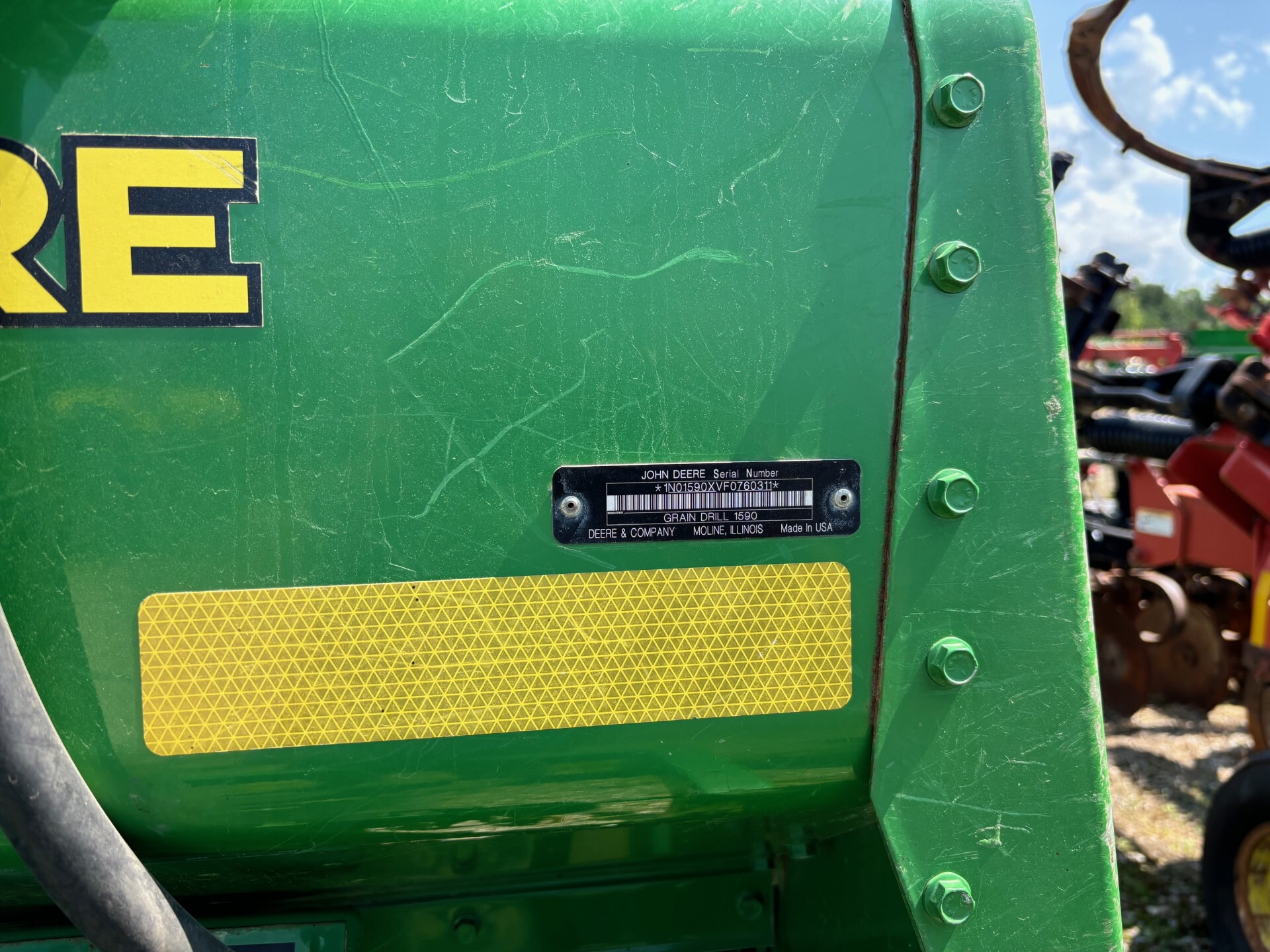 On Lot 2015 John Deere 1590 at Tri County Equipment Sandusky, MI