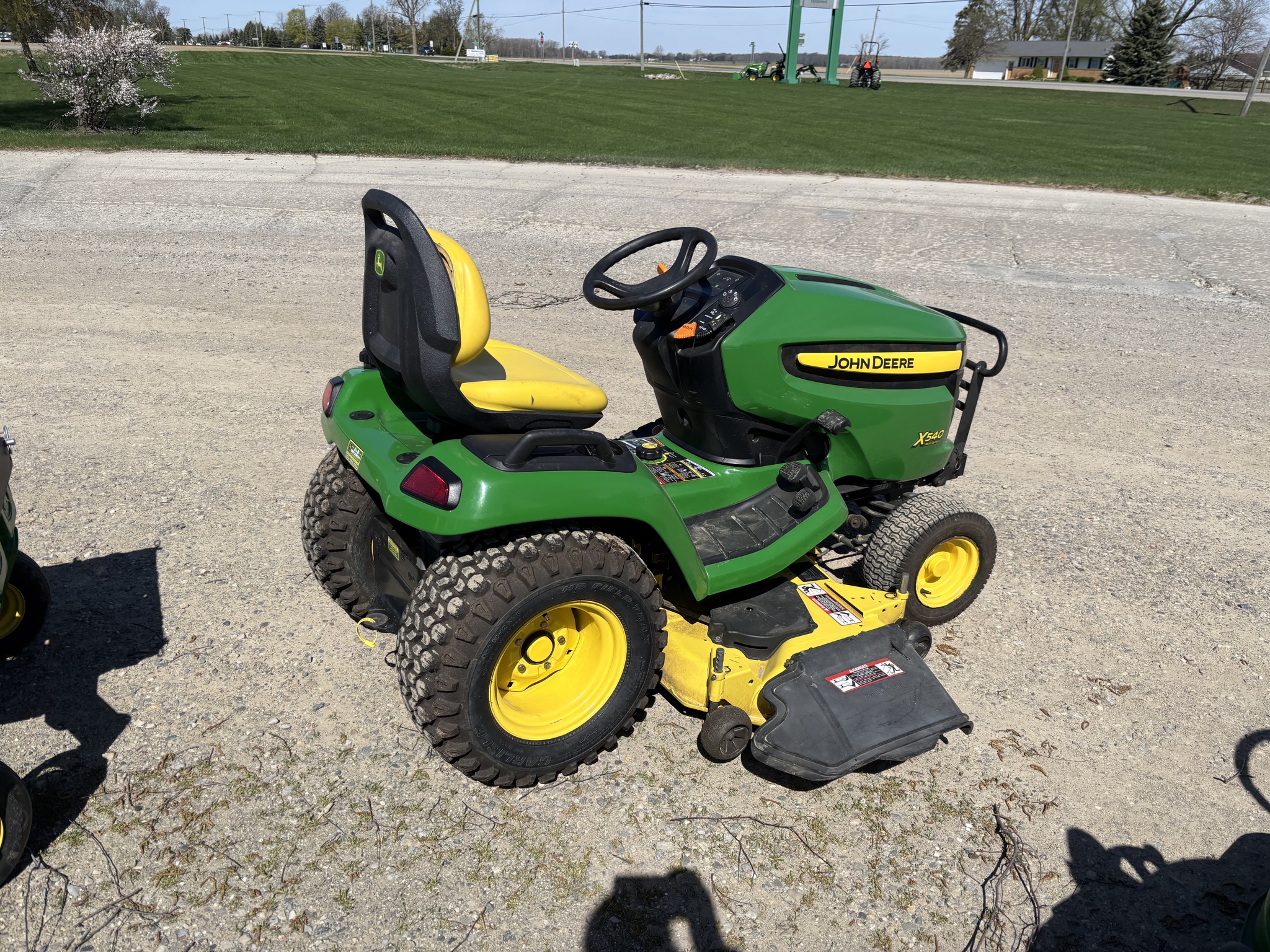 On Lot 2007 John Deere X540 at Tri County Equipment Sandusky, MI