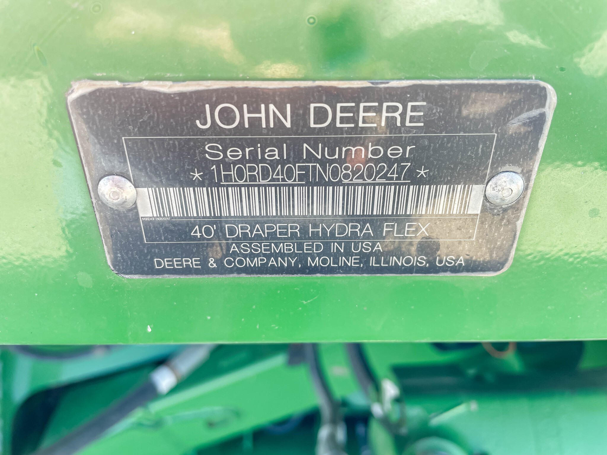  2022 John Deere RD40F at LandMark in Gothenburg, NE