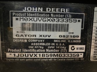  2009 John Deere XUV 620I GREEN at LandMark in Hebron, NE