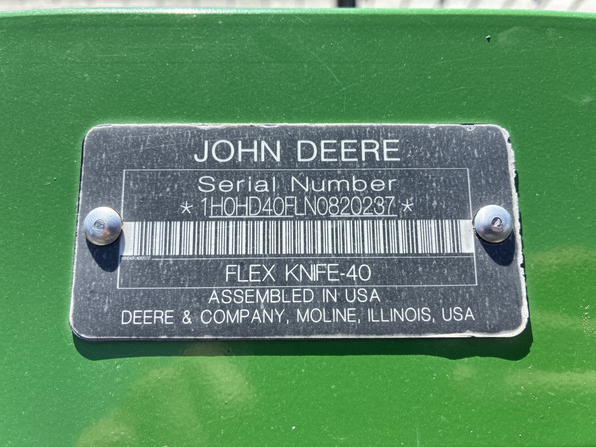  2022 John Deere HD40F at LandMark in Hebron, NE