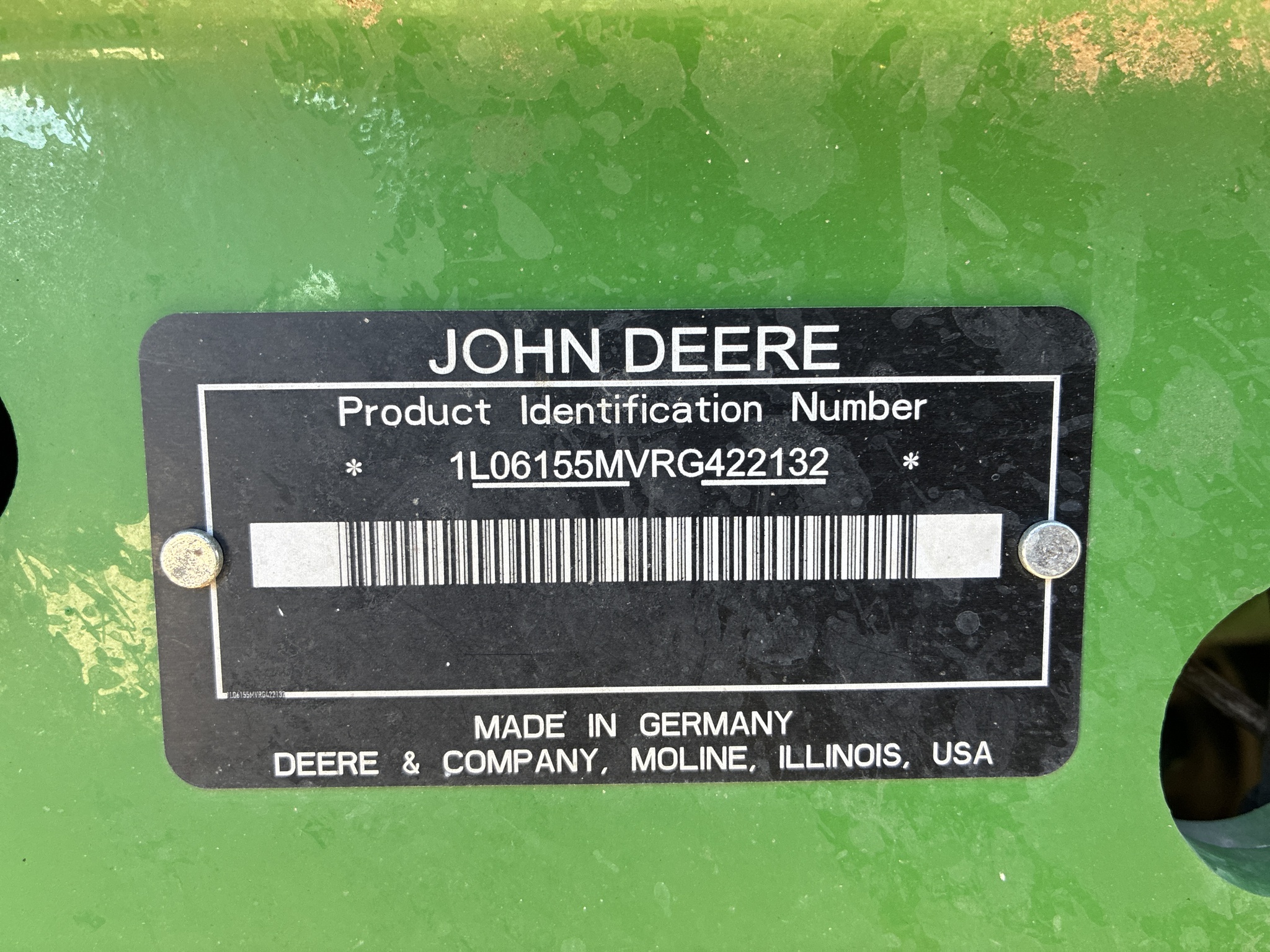  2024 John Deere 6155M at LandMark in Hebron, NE