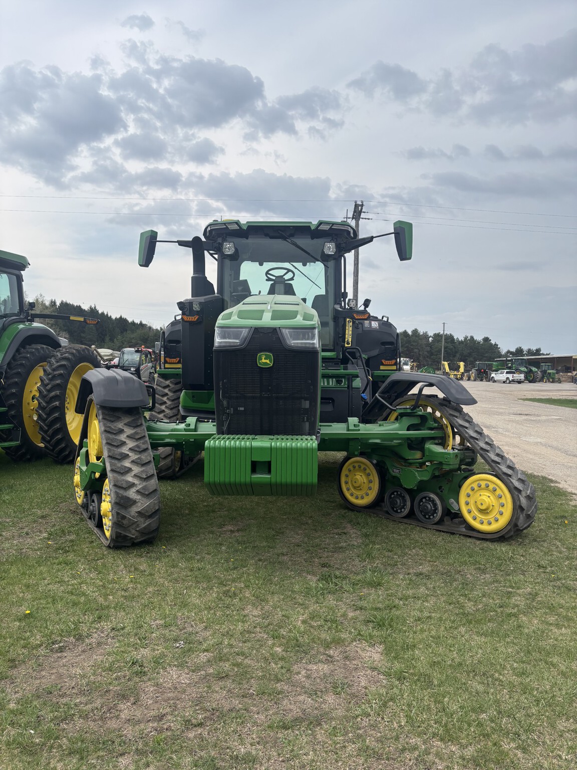 On Lot 2023 John Deere 8RX 410 at Tri County Equipment Bad Axe, MI
