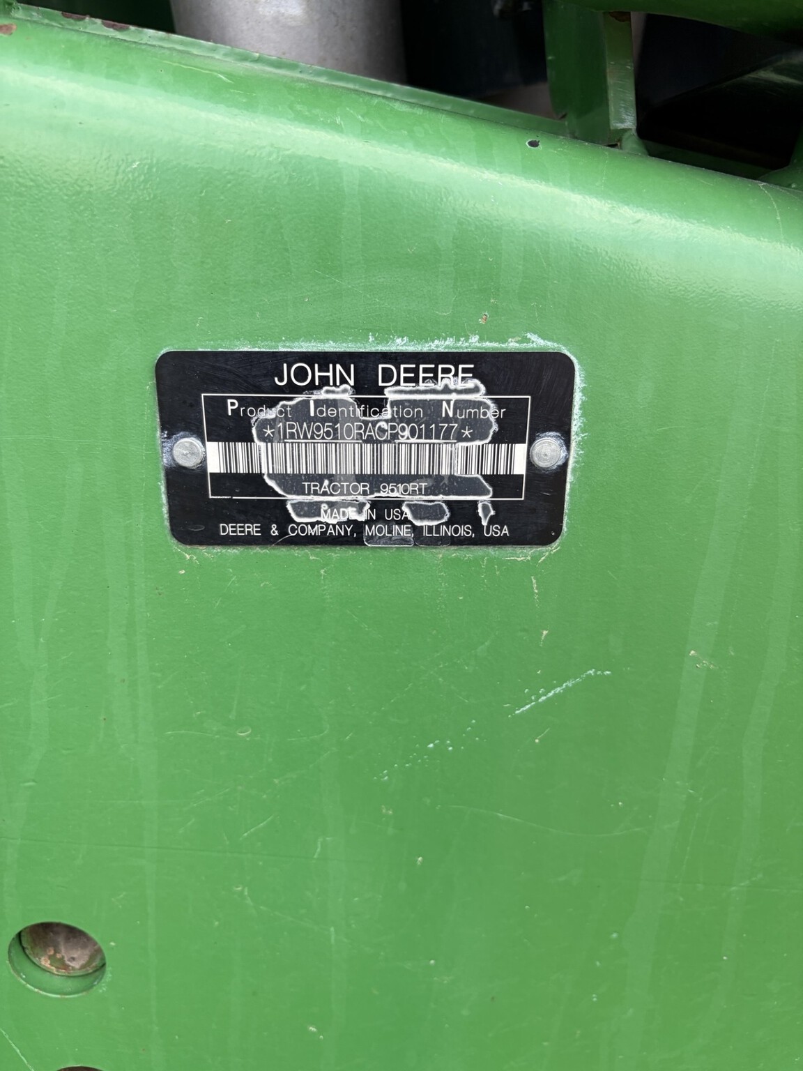 Used 2012 John Deere 9510RT at Tri County Equipment Bad Axe, MI