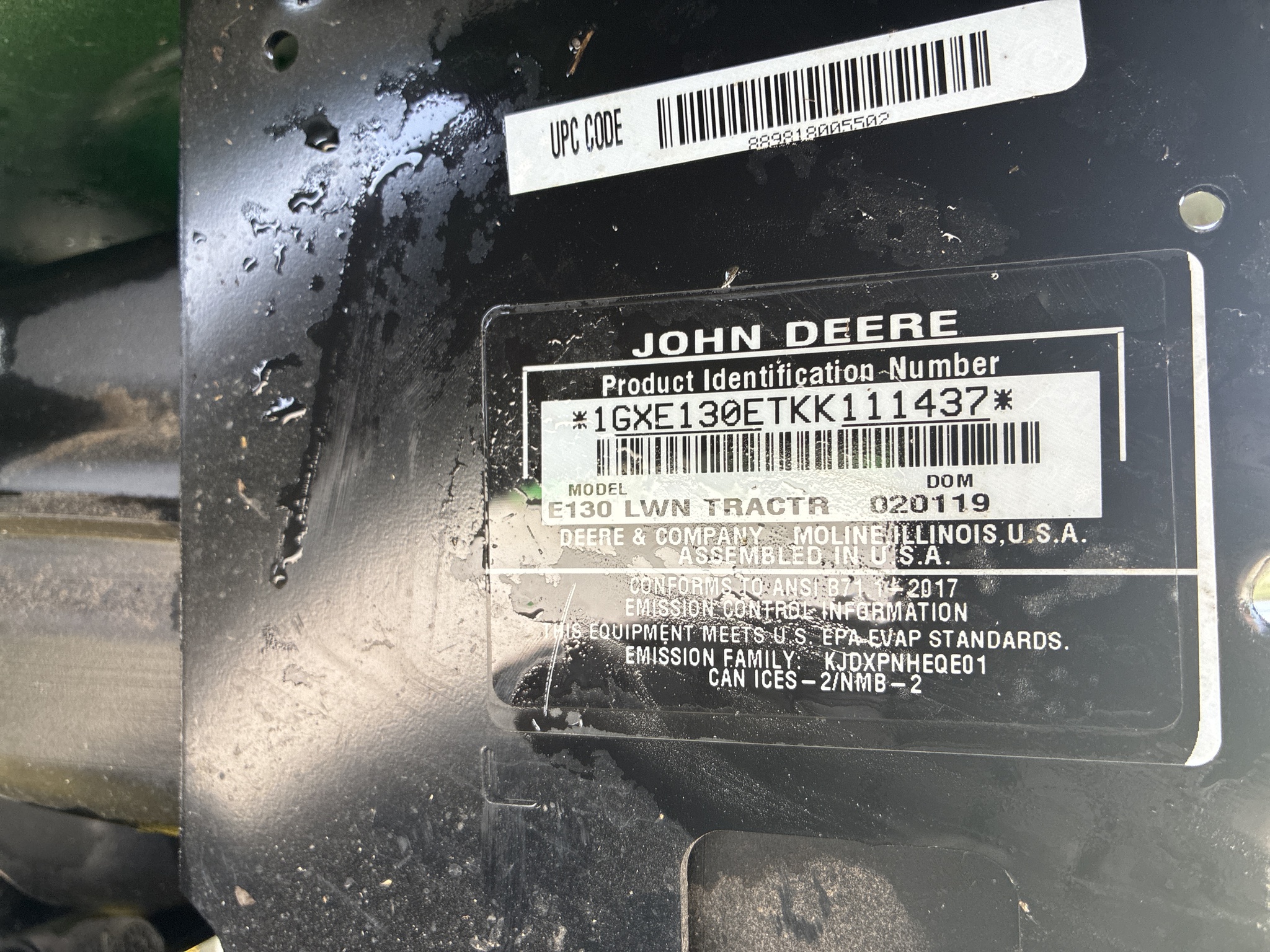  2019 John Deere E130 at LandMark in Marysville, KS