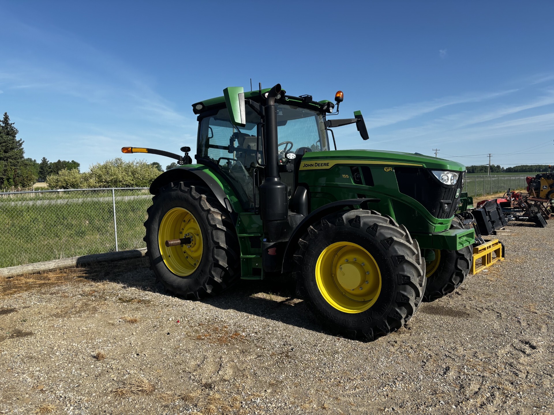 On Lot 2022 John Deere 6R 155 at Tri County Equipment Sandusky, MI