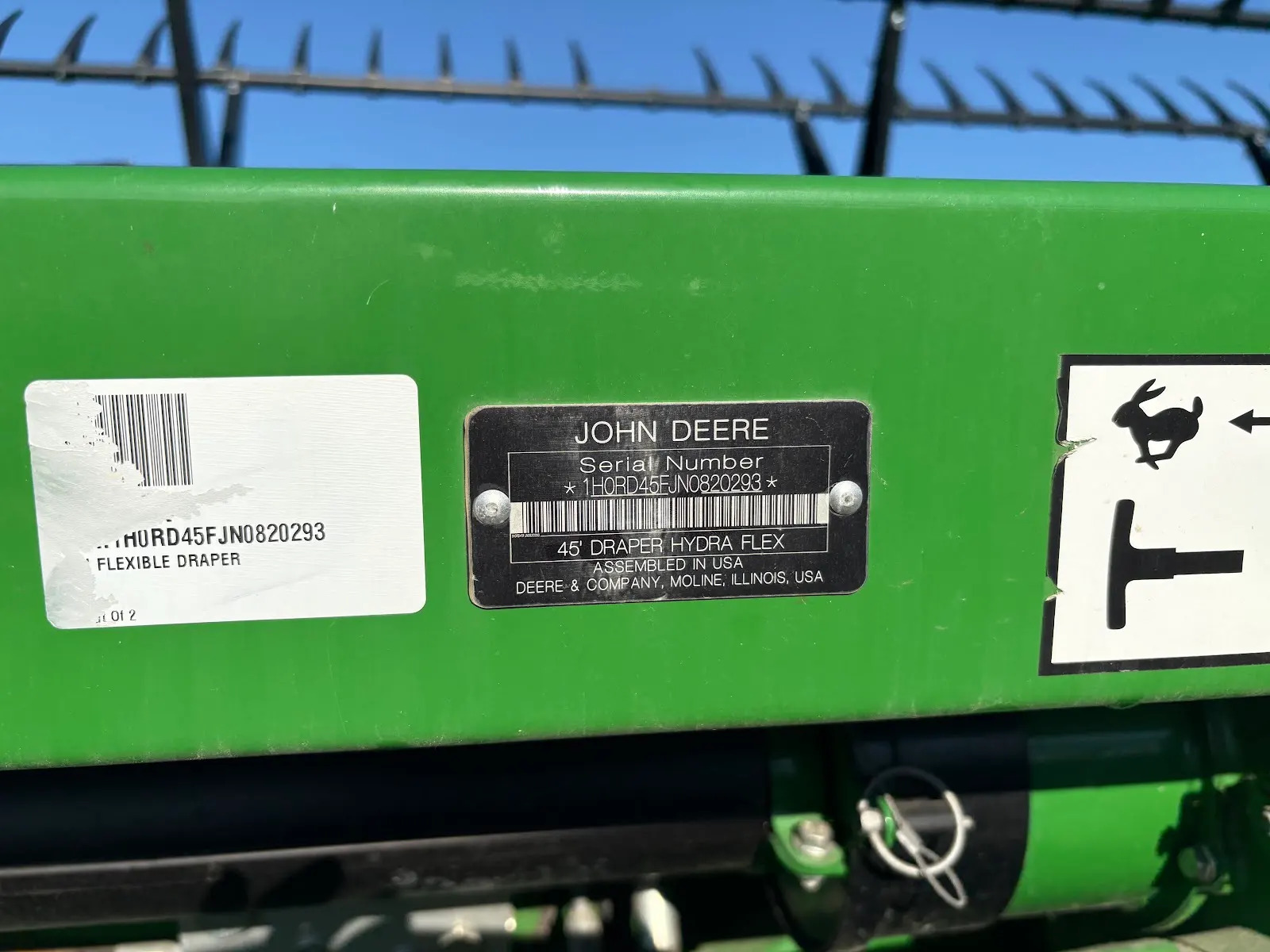 Used 2022 John Deere RD45F at Tri County Equipment Caro, MI