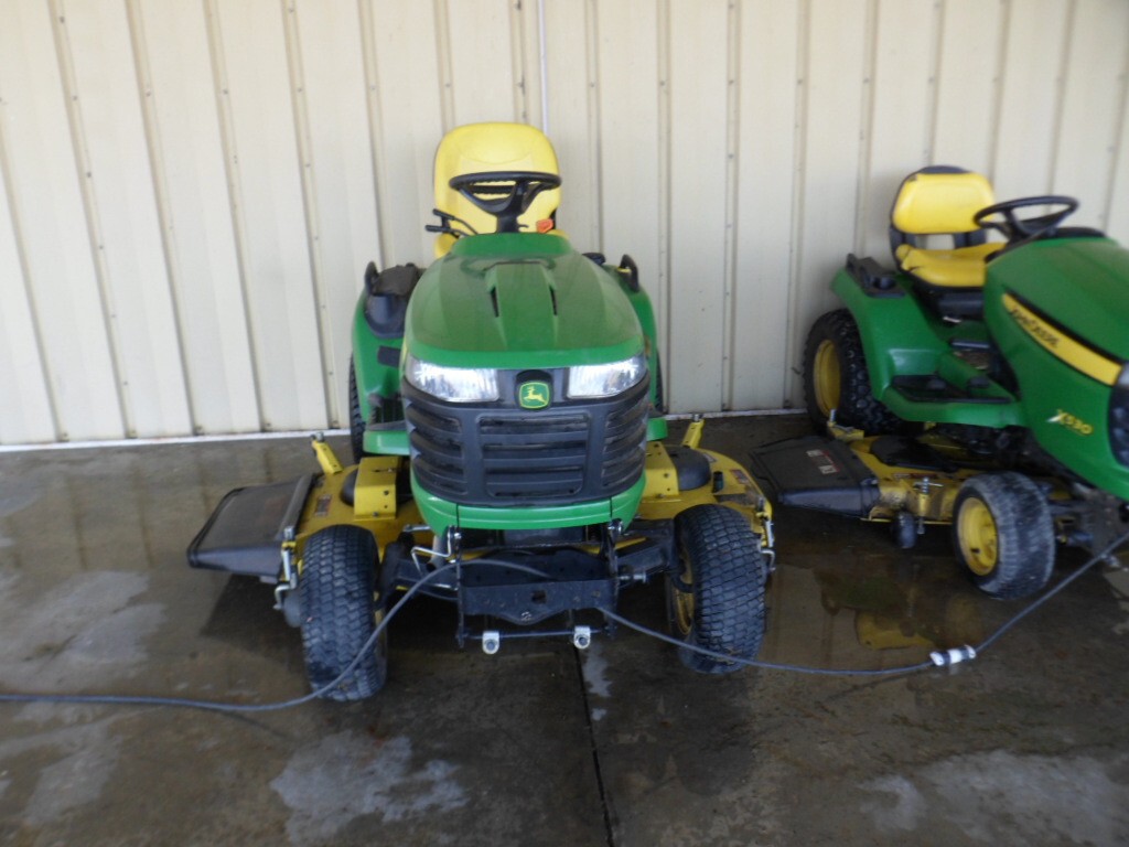 On Lot 2017 John Deere X734 at Tri County Equipment Bad Axe, MI