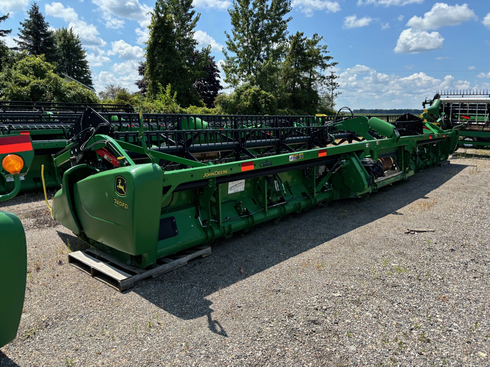 On Lot 2019 John Deere 740FD at Tri County Equipment Sandusky, MI