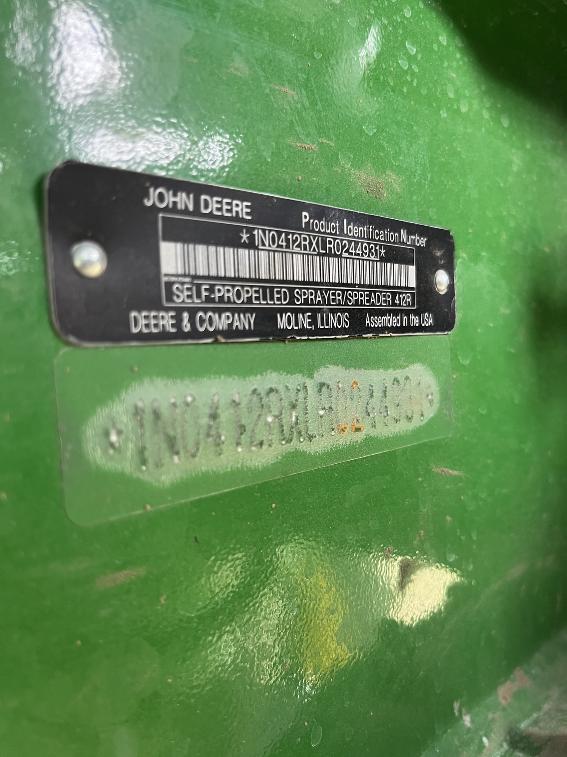  2024 John Deere 412R at LandMark in Minden, NE