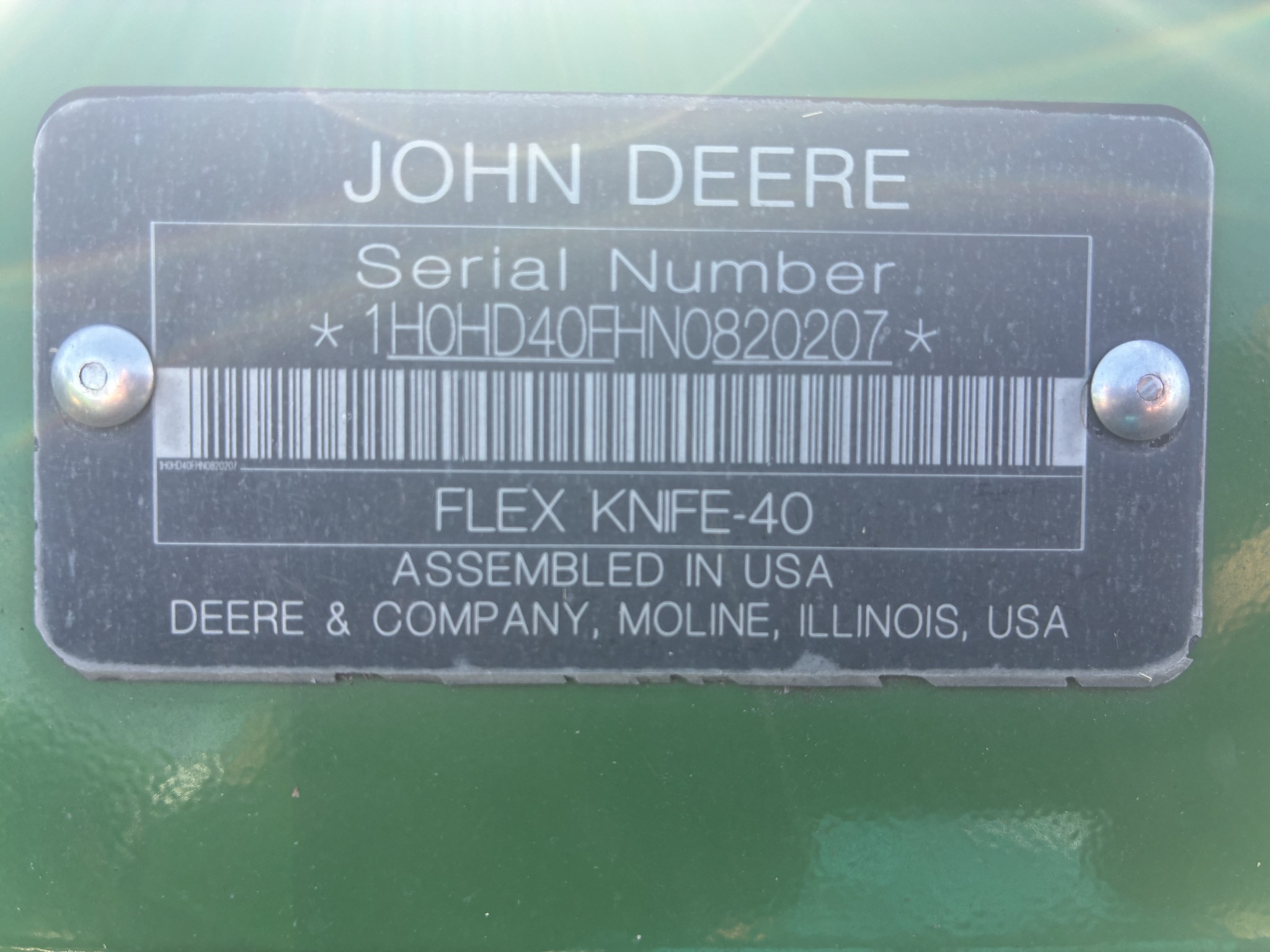  2022 John Deere HD40F at LandMark in Beatrice, NE