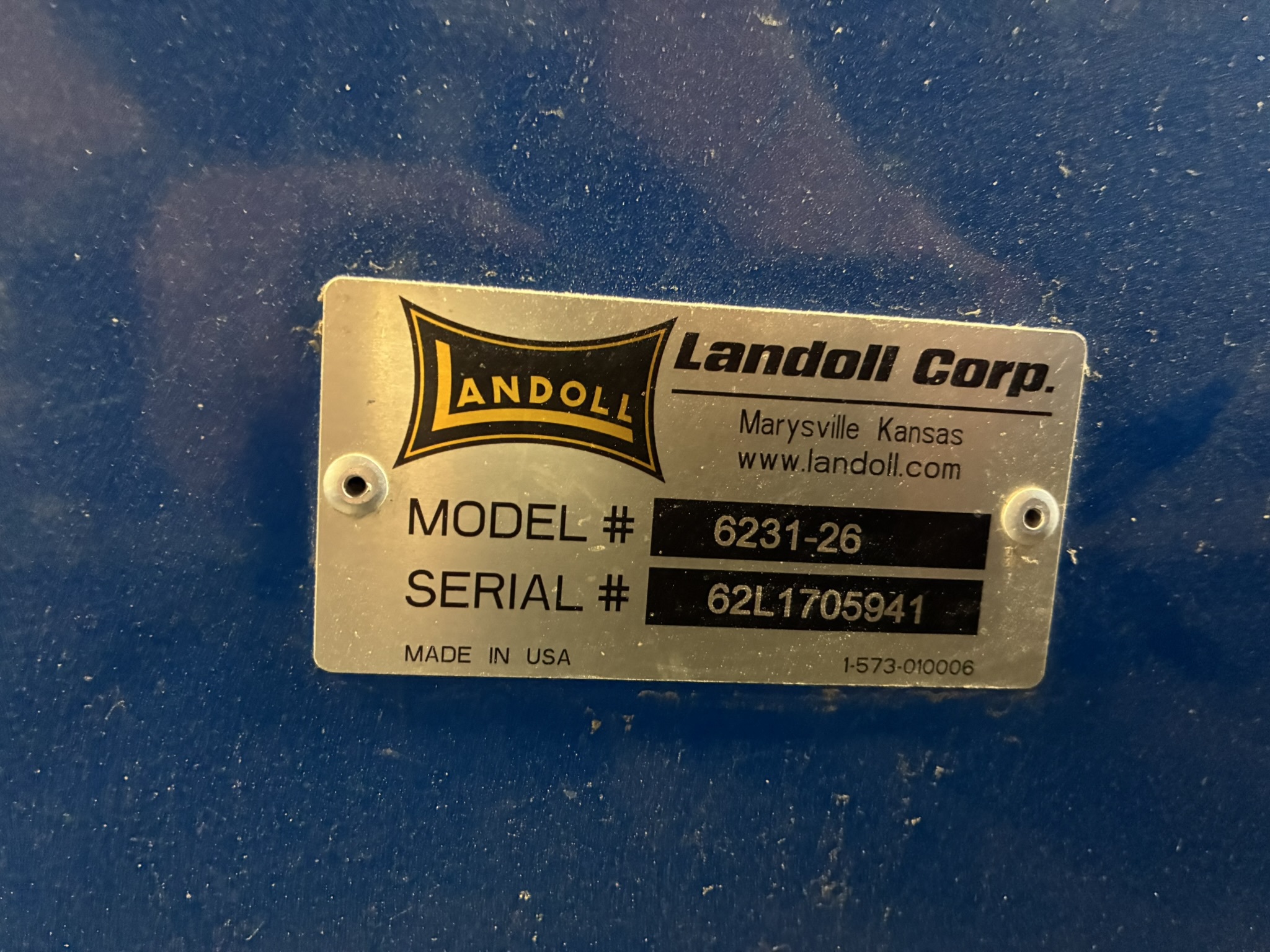  2017 Landoll 6231-26 at LandMark in Marysville, KS