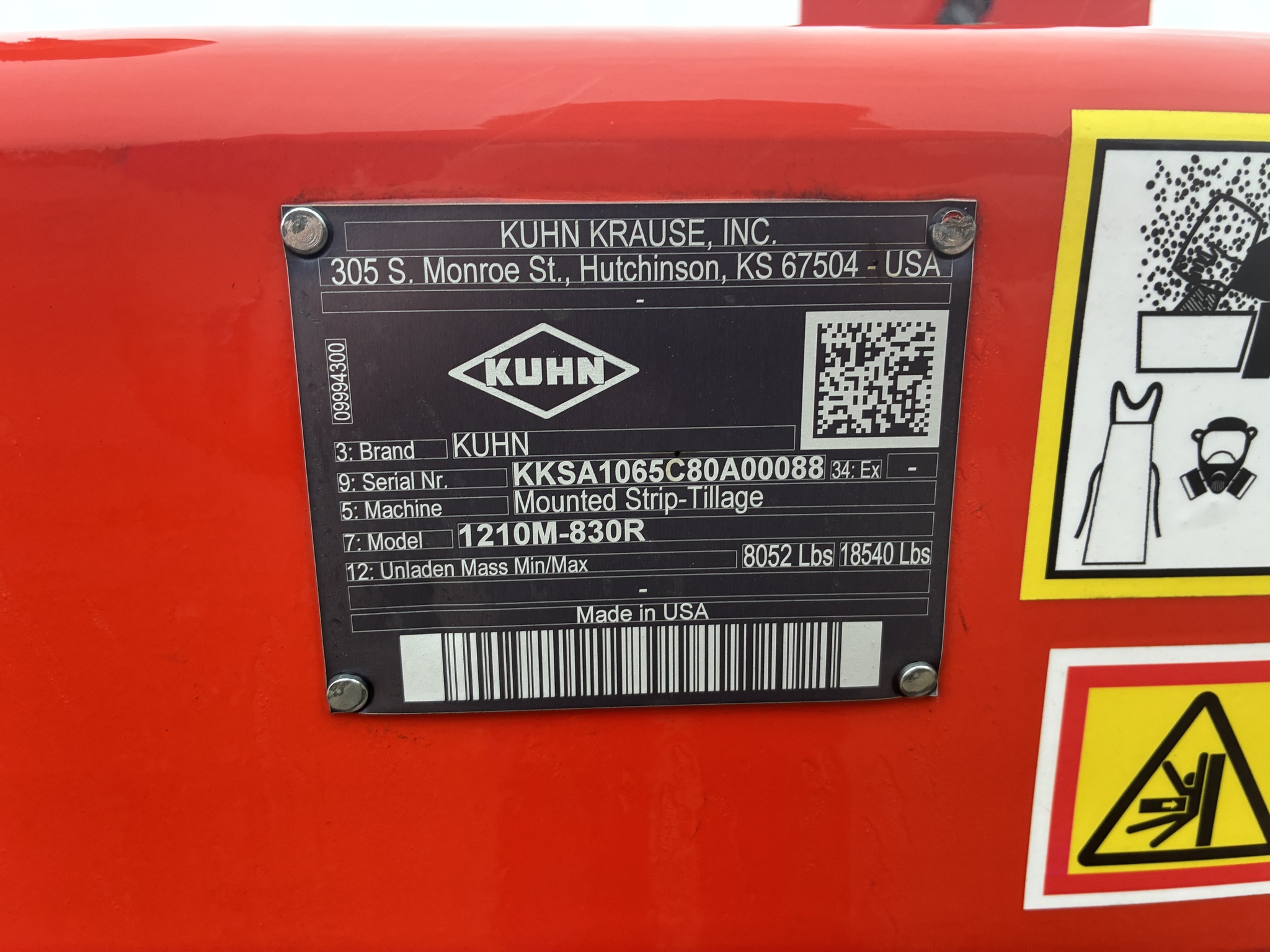  2023 Kuhn Krause 1210M-830R at LandMark in Holdrege, NE