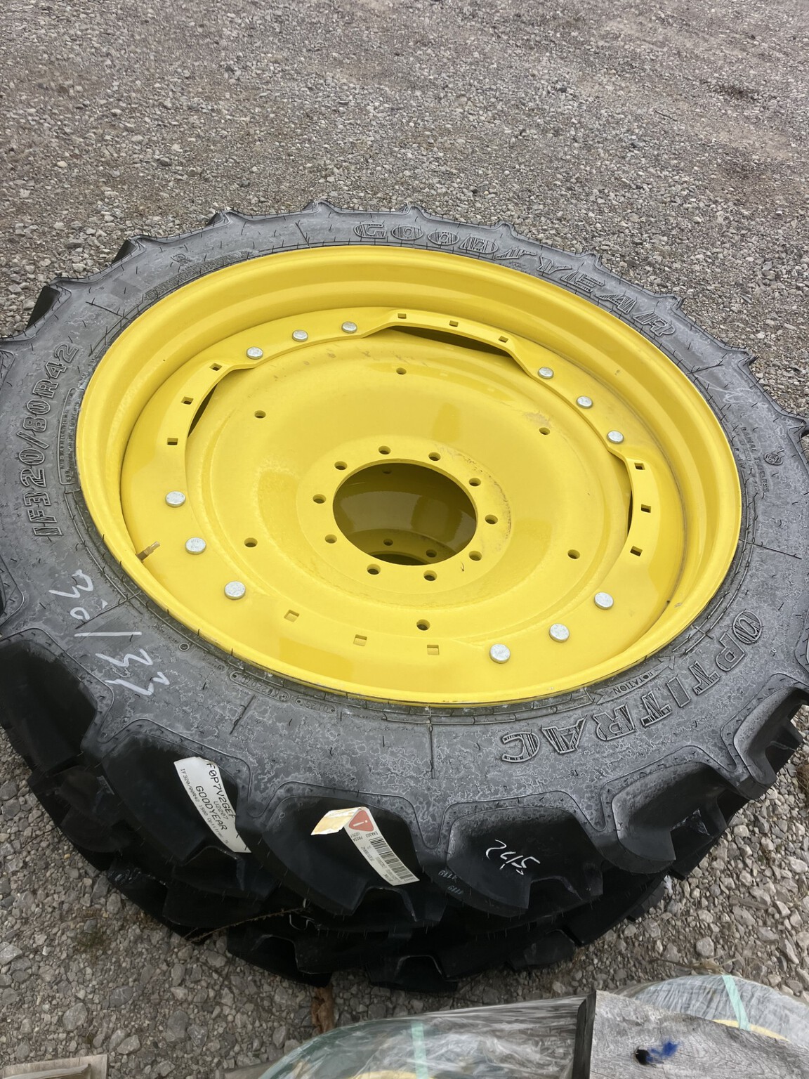 On Lot  Goodyear 320/80R42 DUALS at Tri County Equipment Caro, MI