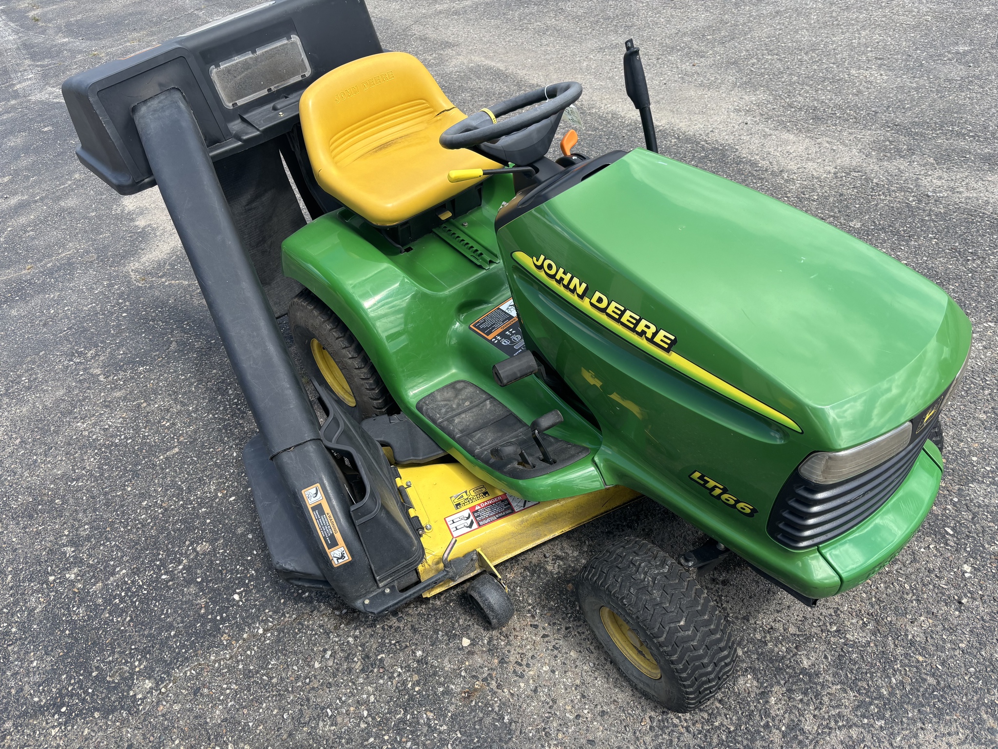 On Lot  John Deere LT166 at Tri County Equipment Burton, MI