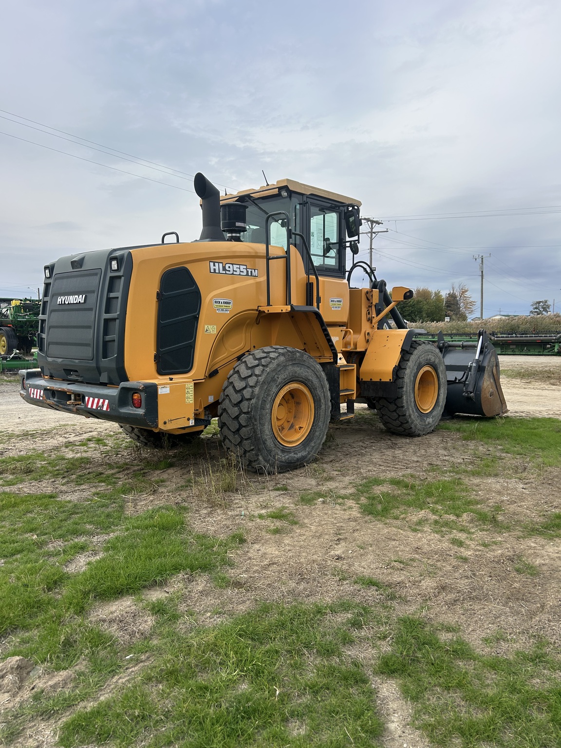 On Lot 2021 Hyundai HL955TM at Tri County Equipment Marlette, MI