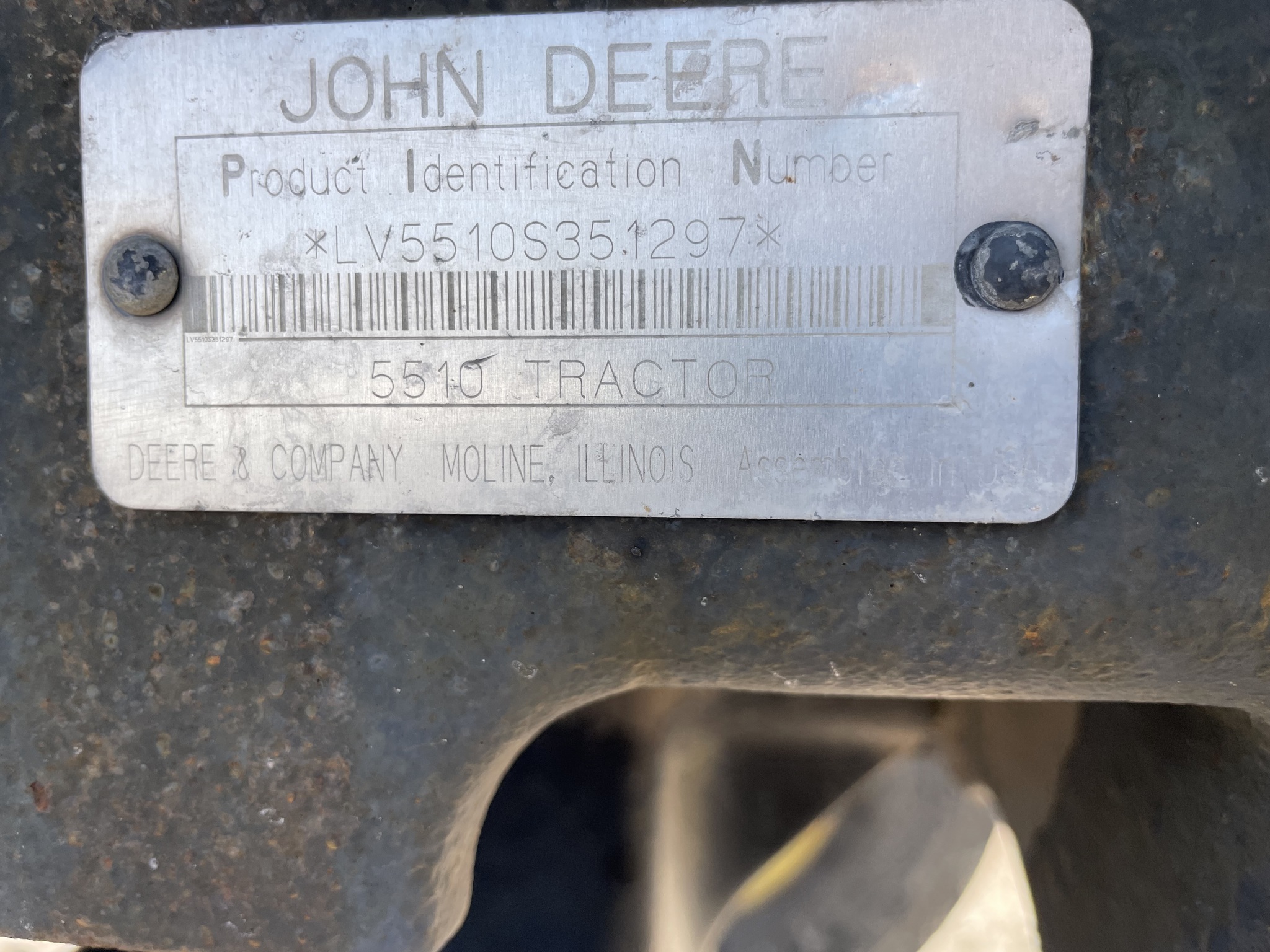  2000 John Deere 5510 at LandMark in Gothenburg, NE