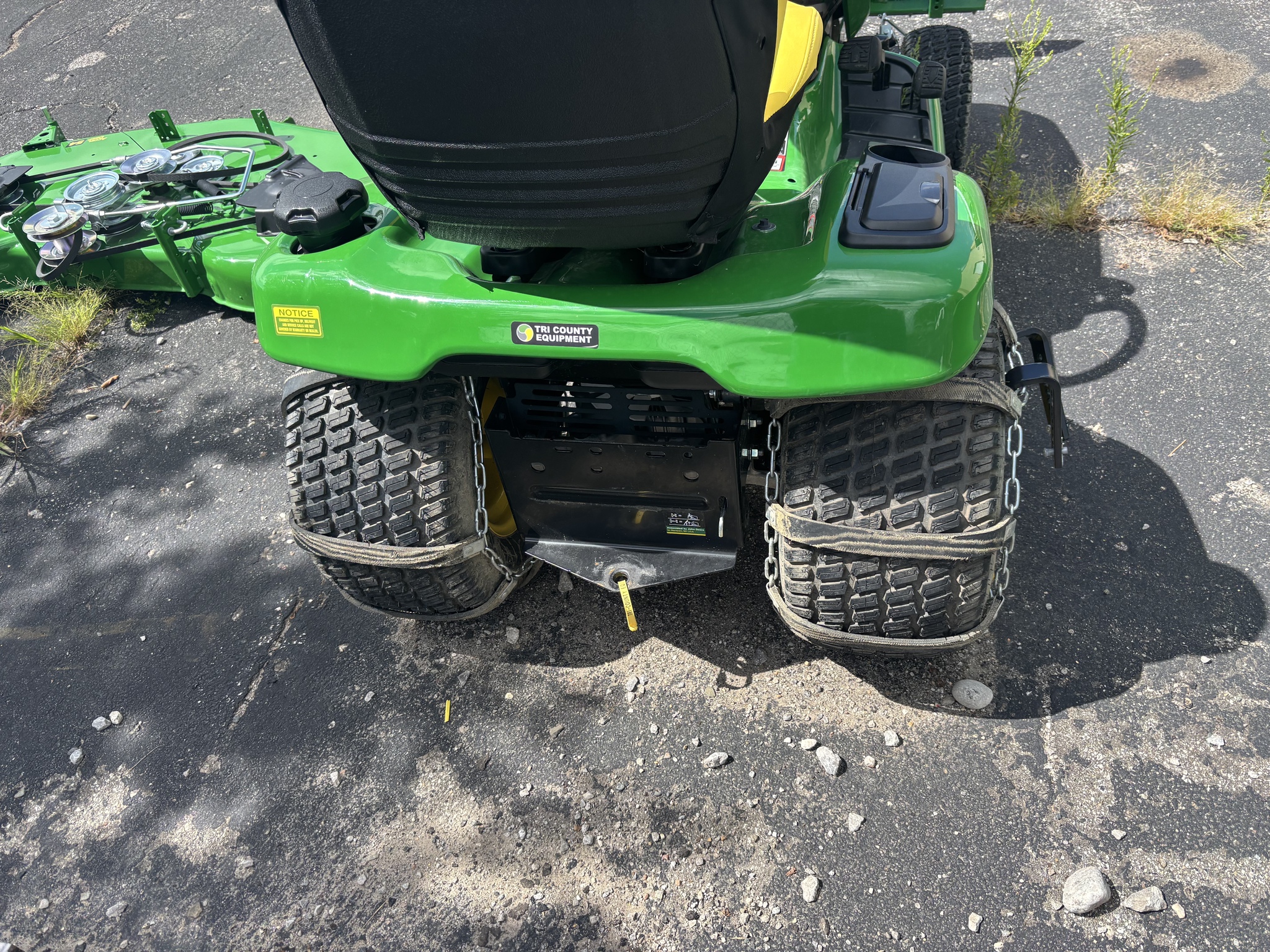 On Lot 2024 John Deere X380 at Tri County Equipment Burton, MI