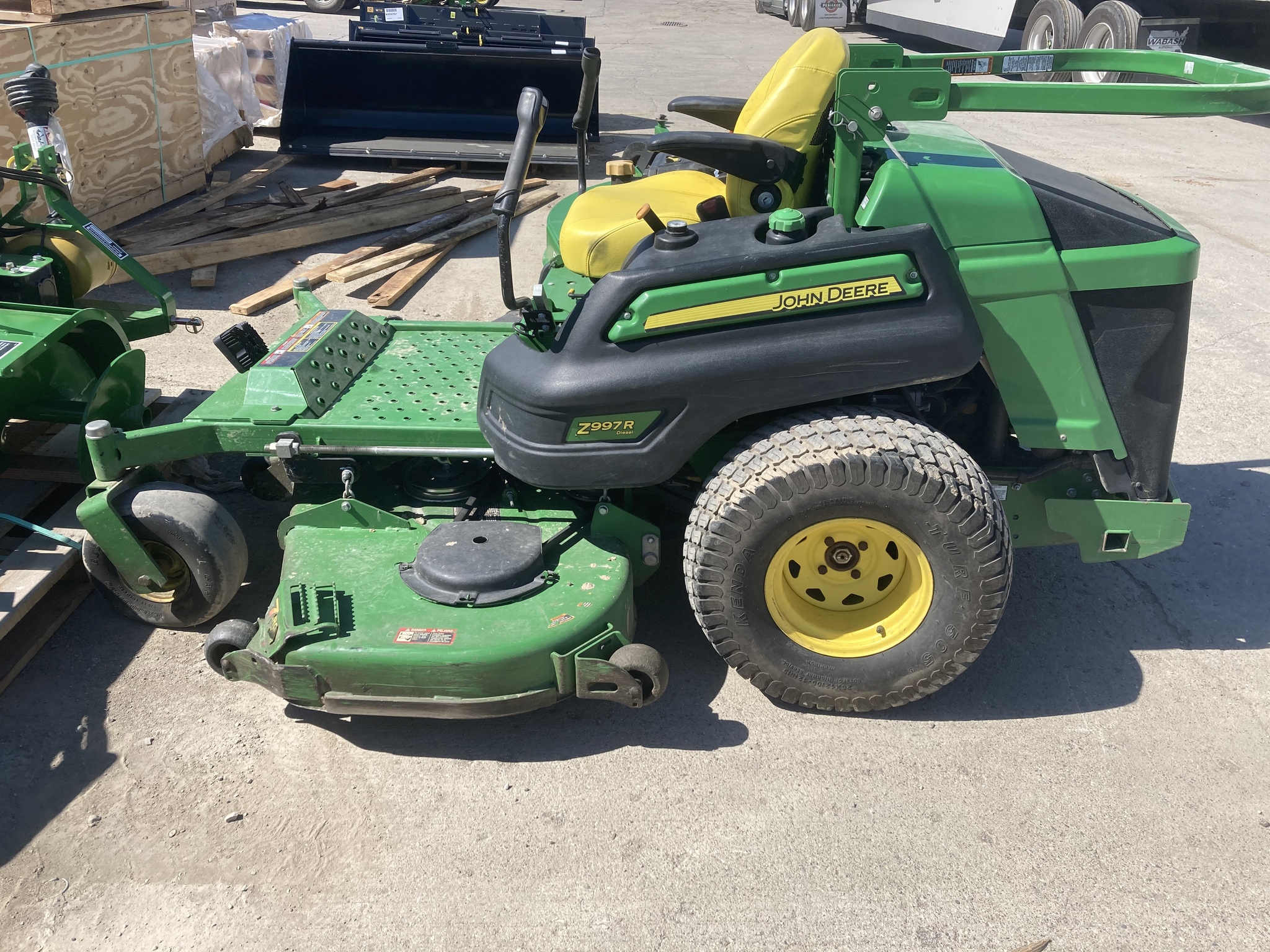On Lot 2016 John Deere Z997R at Tri County Equipment Marlette, MI