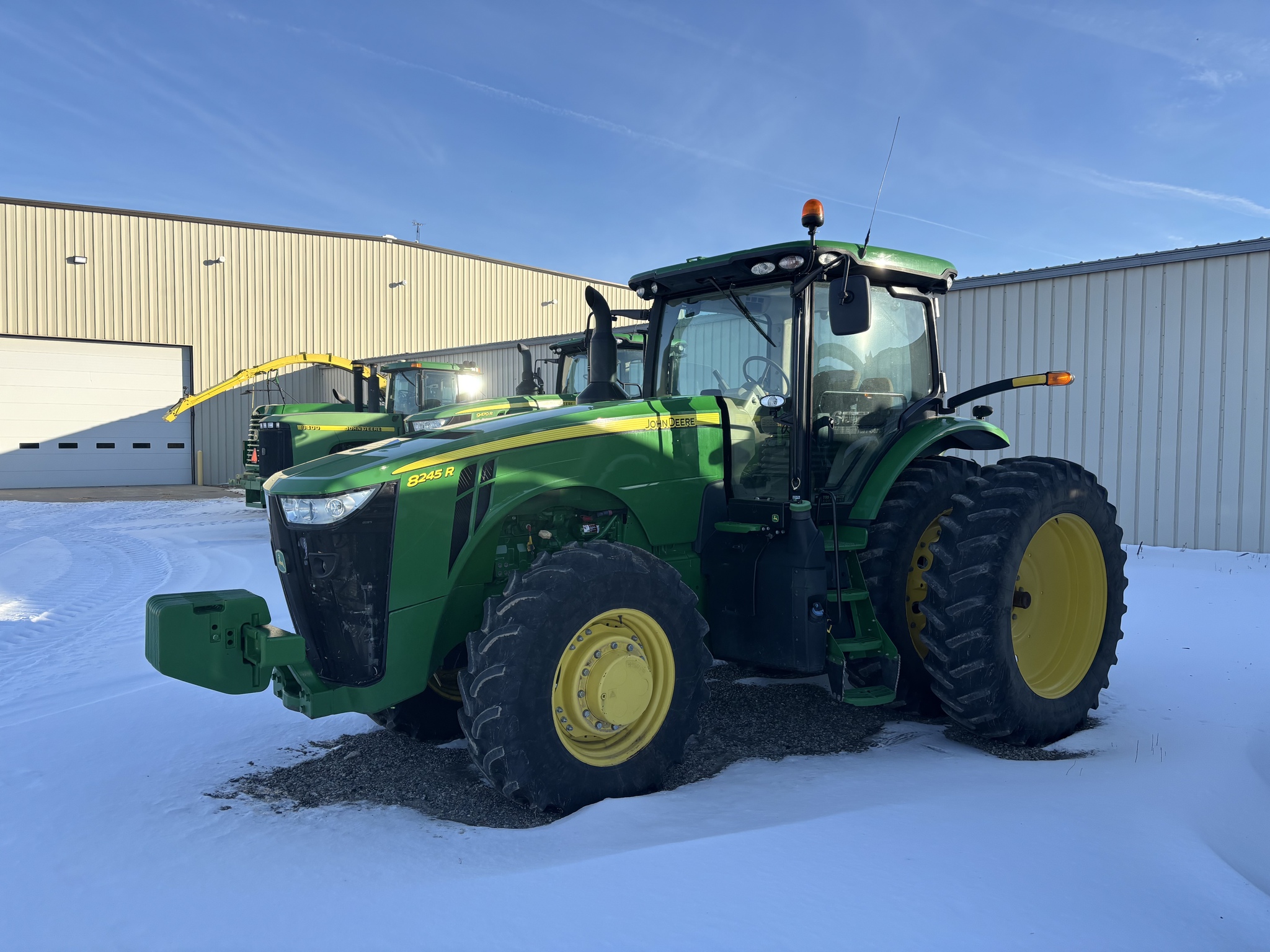 On Lot 2016 John Deere 8245R at Tri County Equipment Marlette, MI
