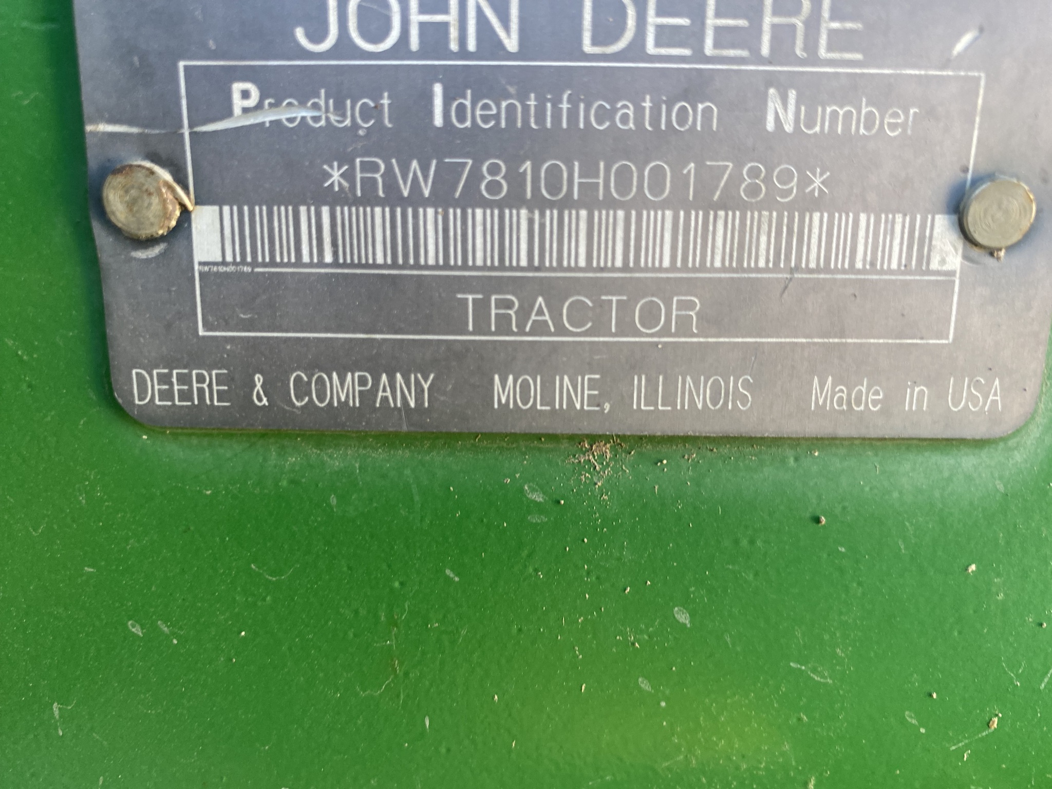  1996 John Deere 7810 at LandMark in Hebron, NE