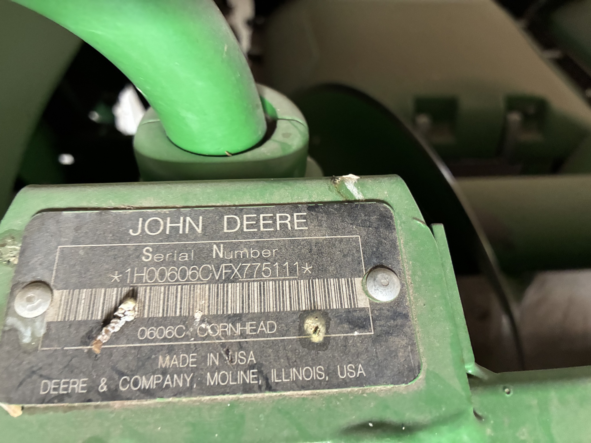  2015 John Deere 606C at LandMark in Lexington, NE