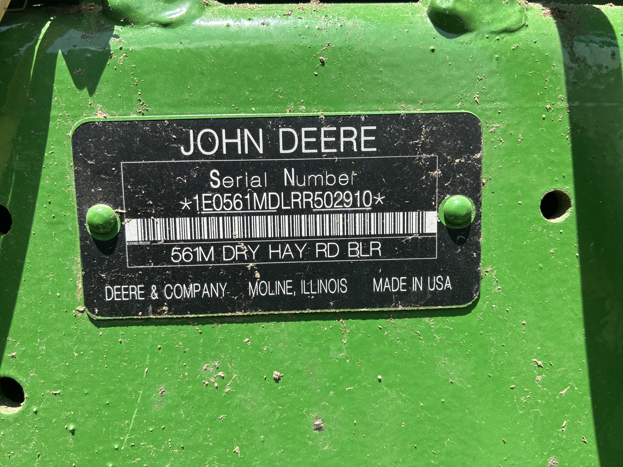  2024 John Deere 561M at LandMark in Beatrice, NE