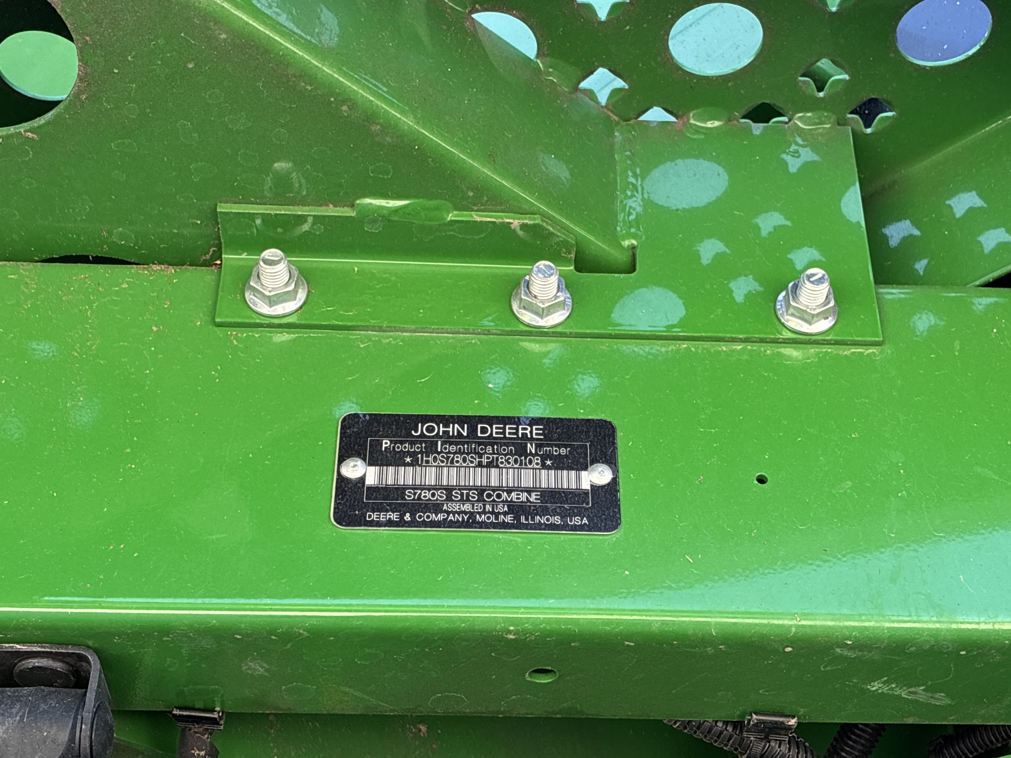  2024 John Deere S780 at LandMark in Fairfield, NE