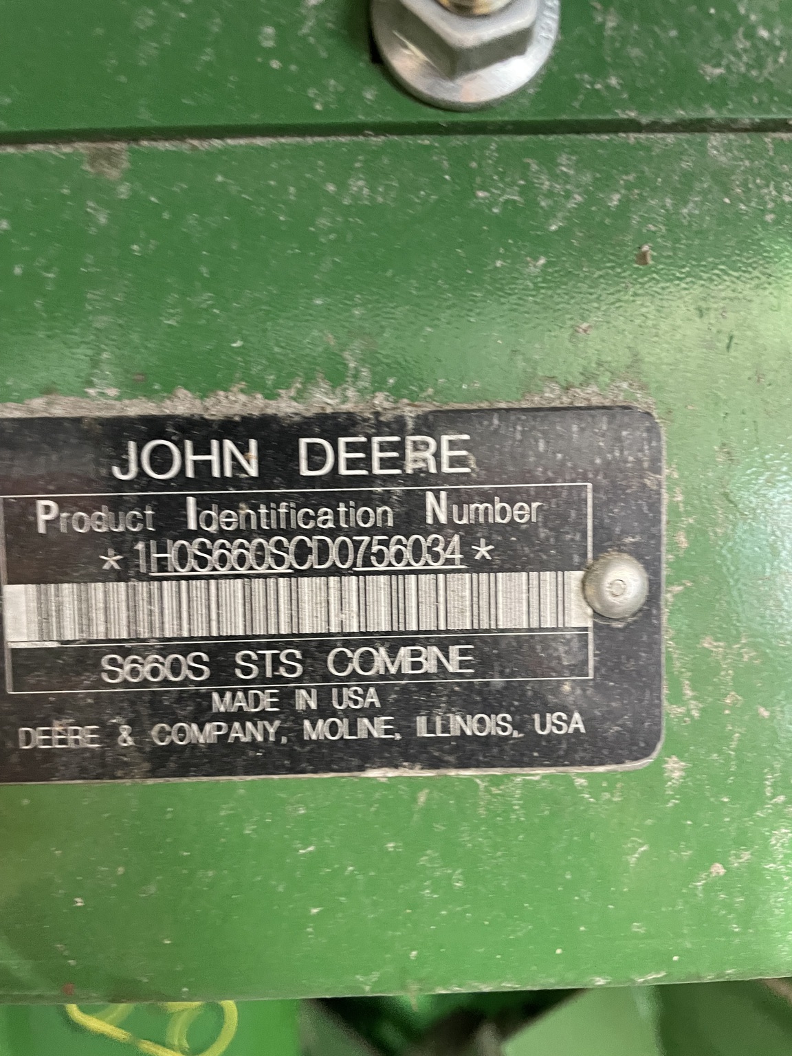  2013 John Deere S660 at LandMark in Beatrice, NE
